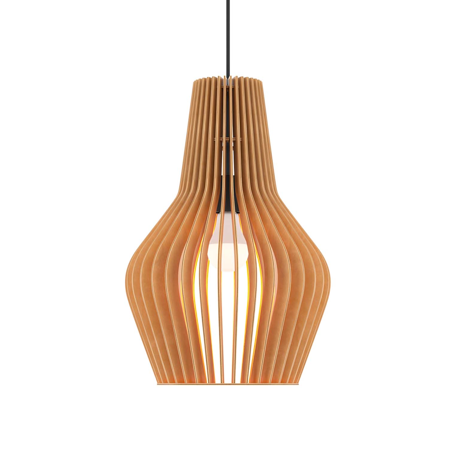 ROOTS - Design wooden cage pendant light