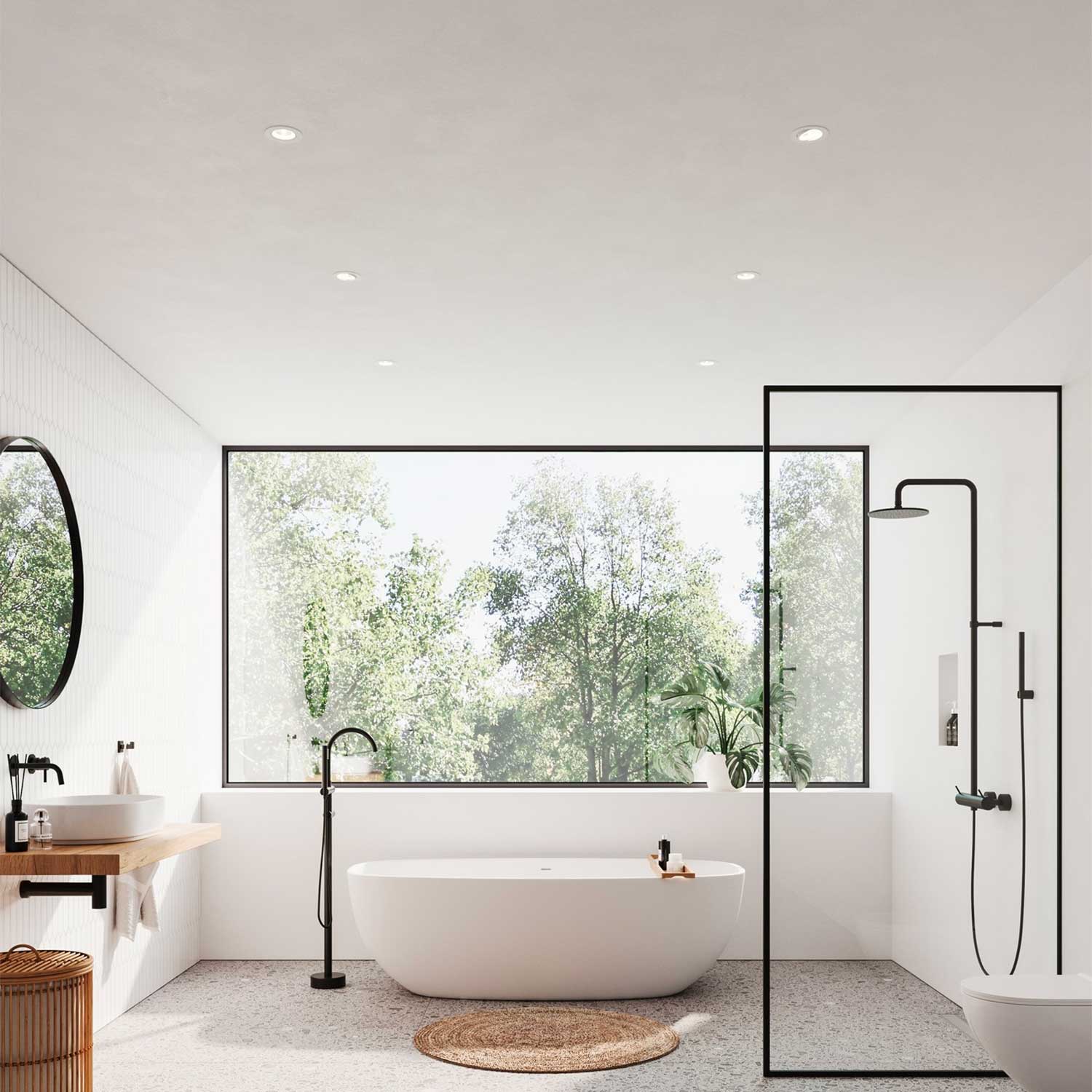 Rosalee - Spot LED encastré étanche pour salle de bain IP65