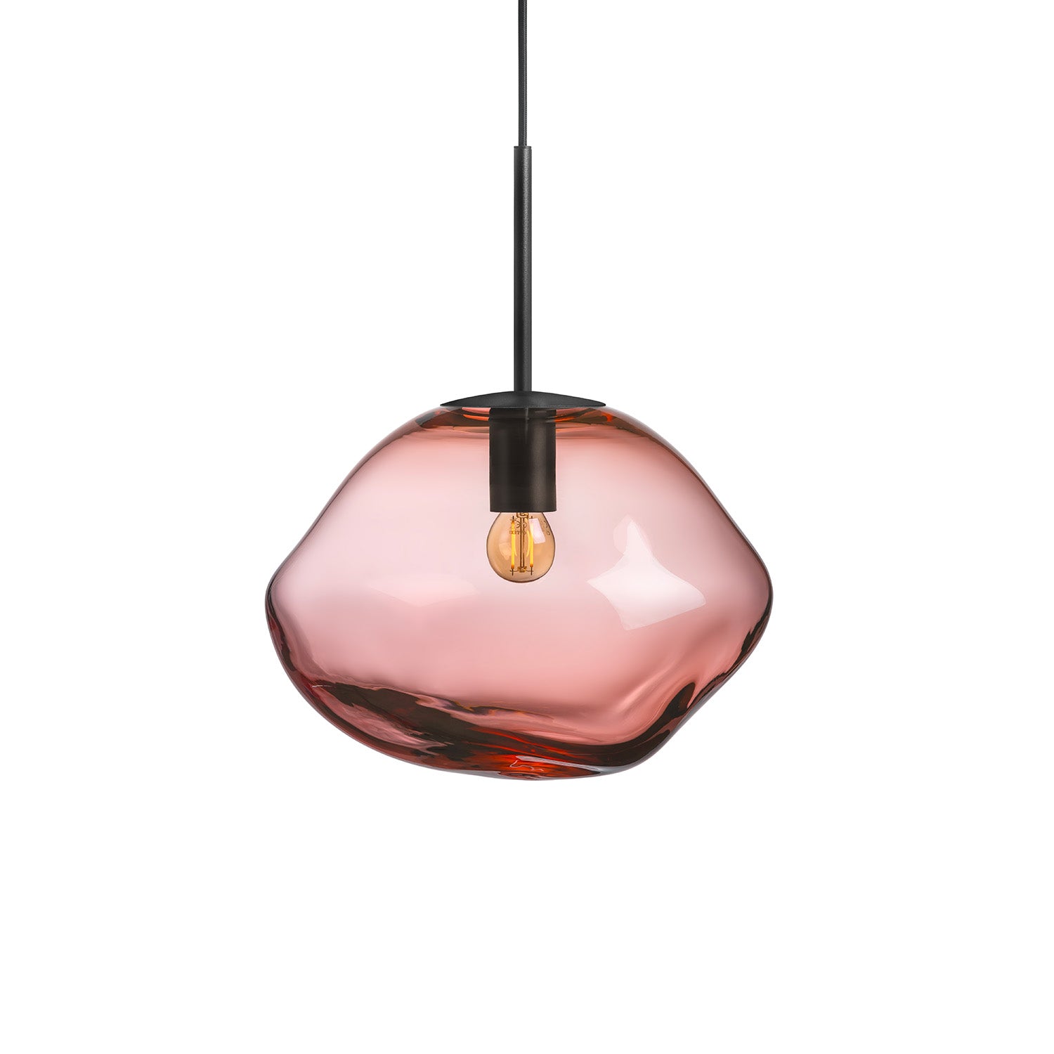 CRYSTAL STONE - Подвесной светильник из выдувного стекла в форме гальки