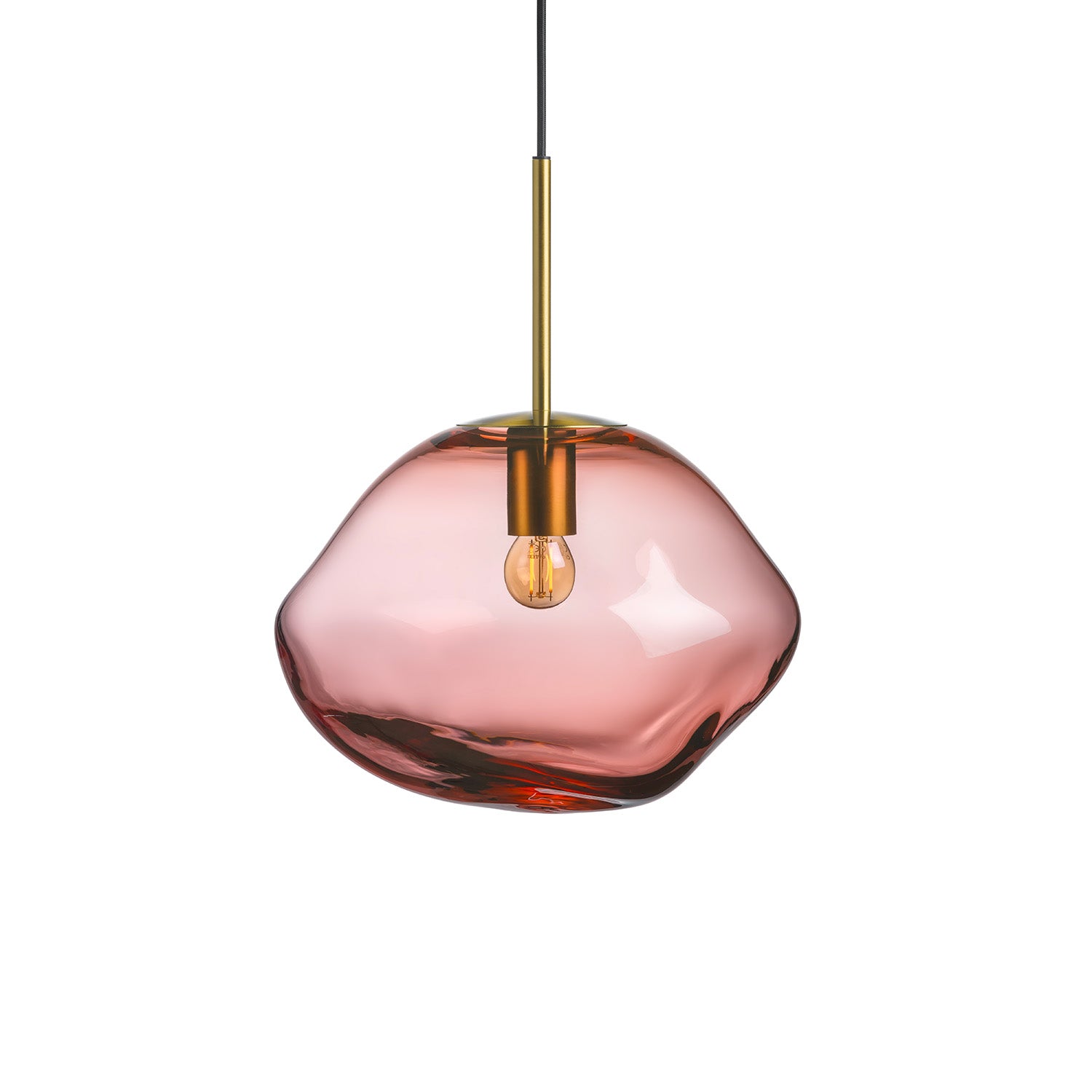 CRYSTAL STONE - Подвесной светильник из выдувного стекла в форме гальки