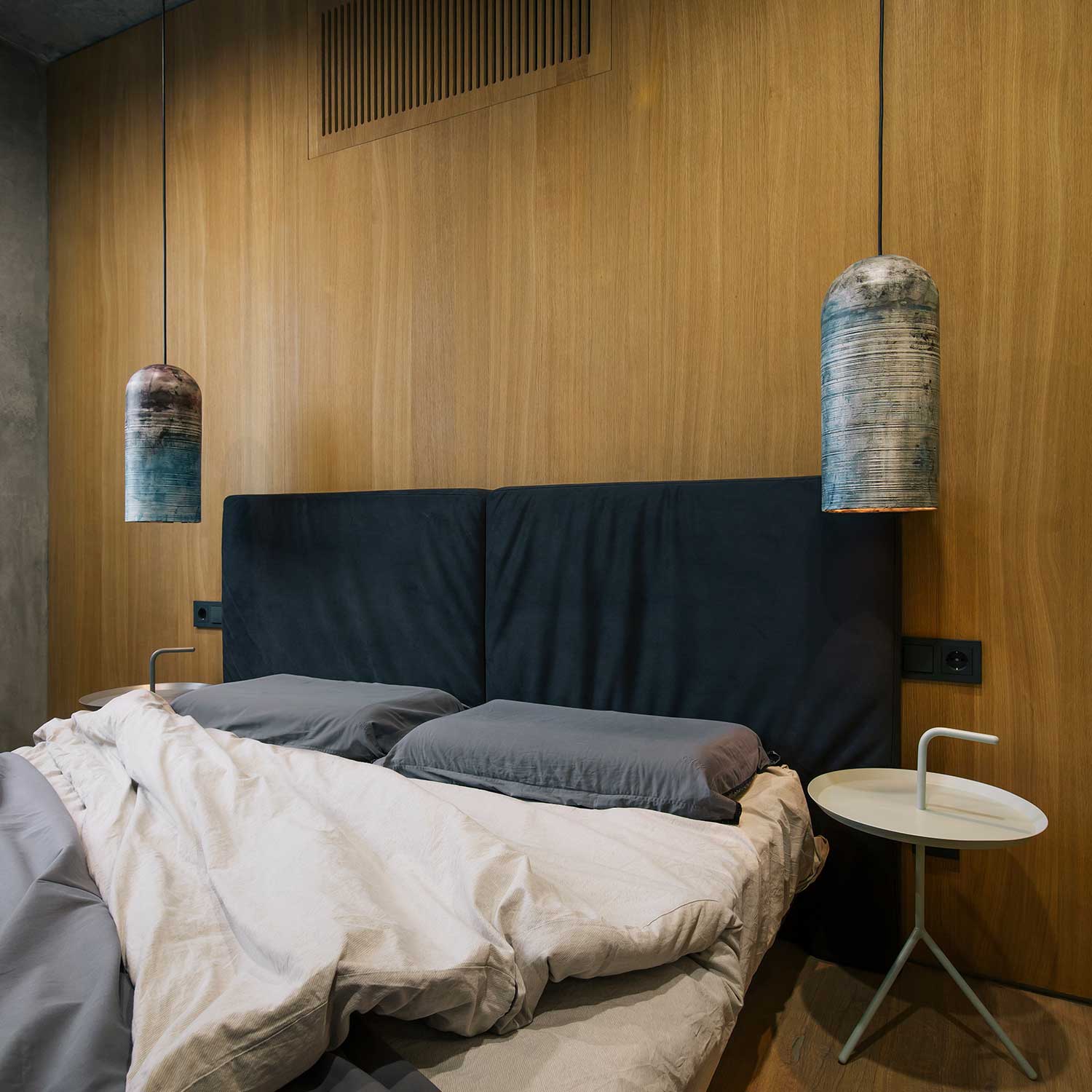 RUNA - Cylindrical ceramic chandelier for modern kitchen