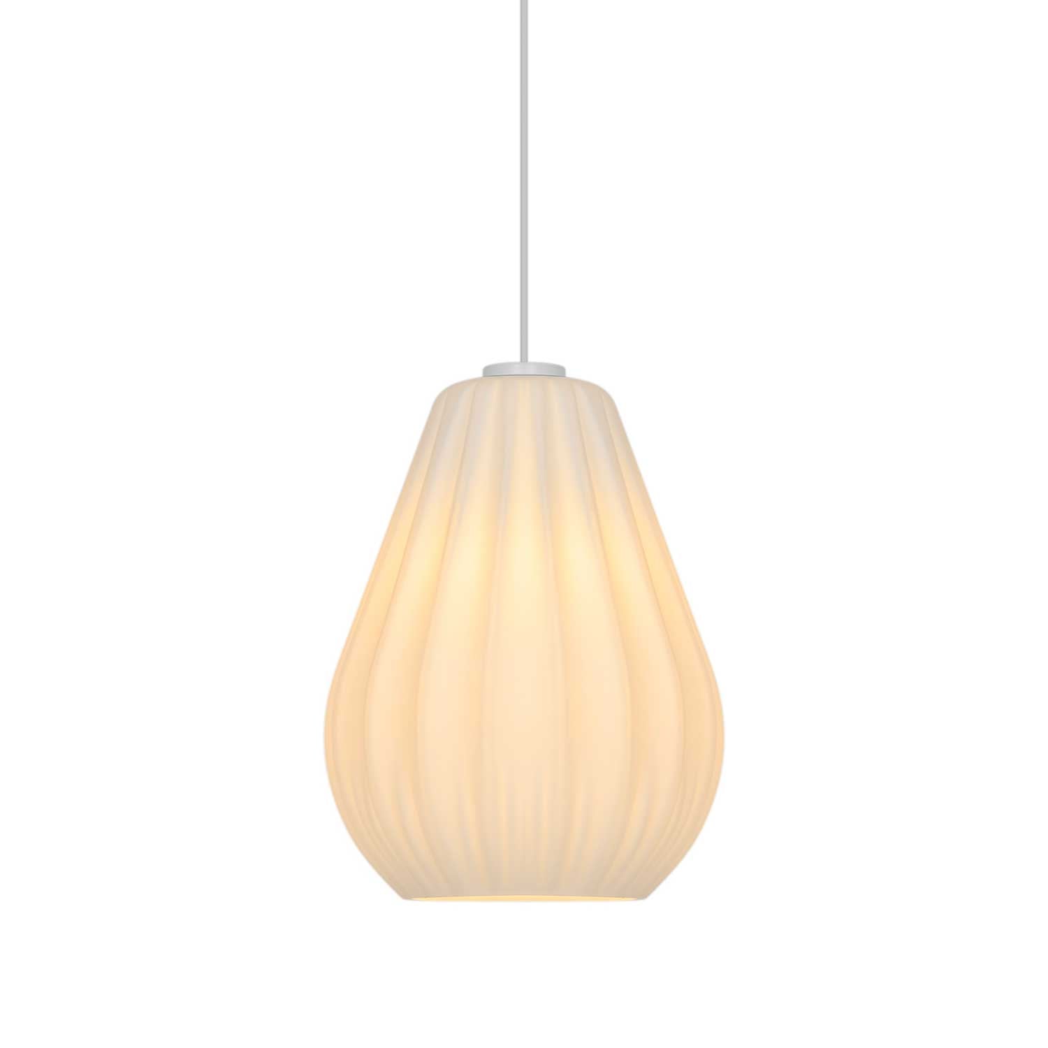 Sallino - Suspension en verre design vintage chic pour salle à manger