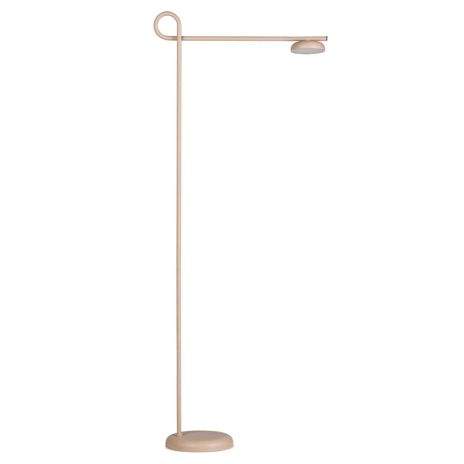 SALTO - Designer desk floor lamp, black or salmon