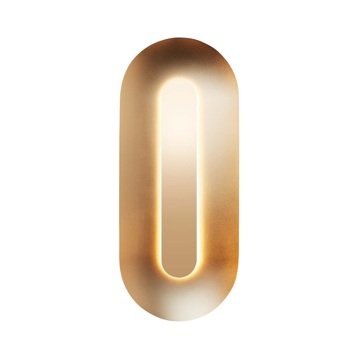 NUURA SASI oval wall sconce in chic design steel LED