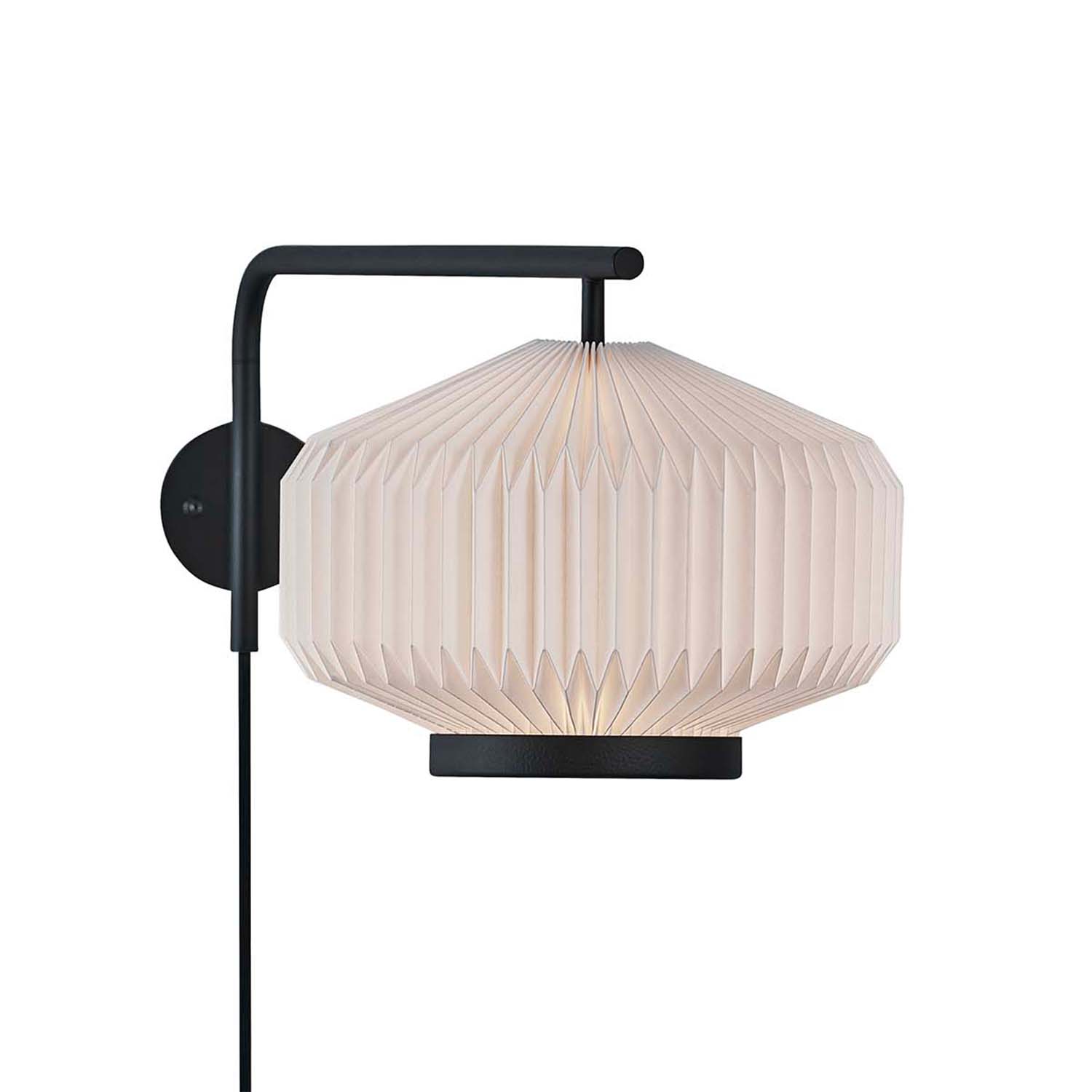 LE KLINT SHIBUI wall sconce lantern pleated lampshade