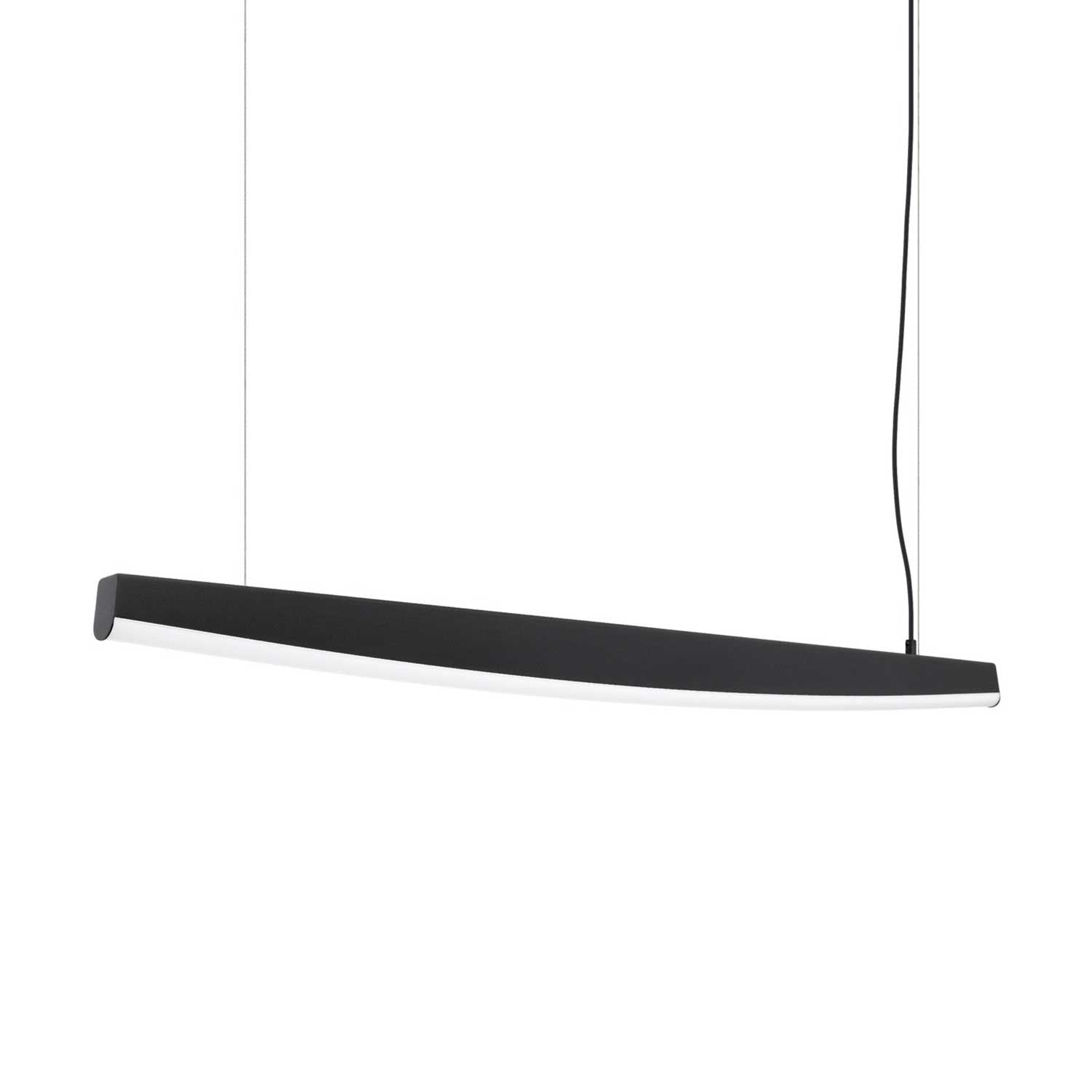 Sirius - Suspension LED en acier pour salon contemporain