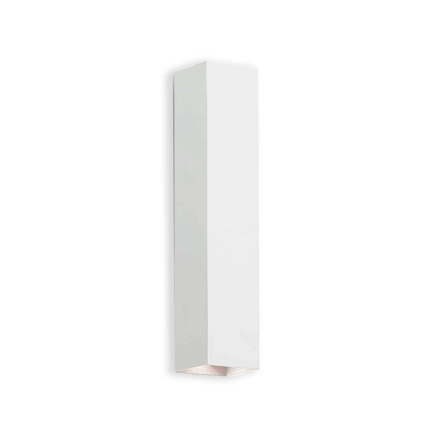 SKY - Applique murale forme carrée, en acier noir ou blanc