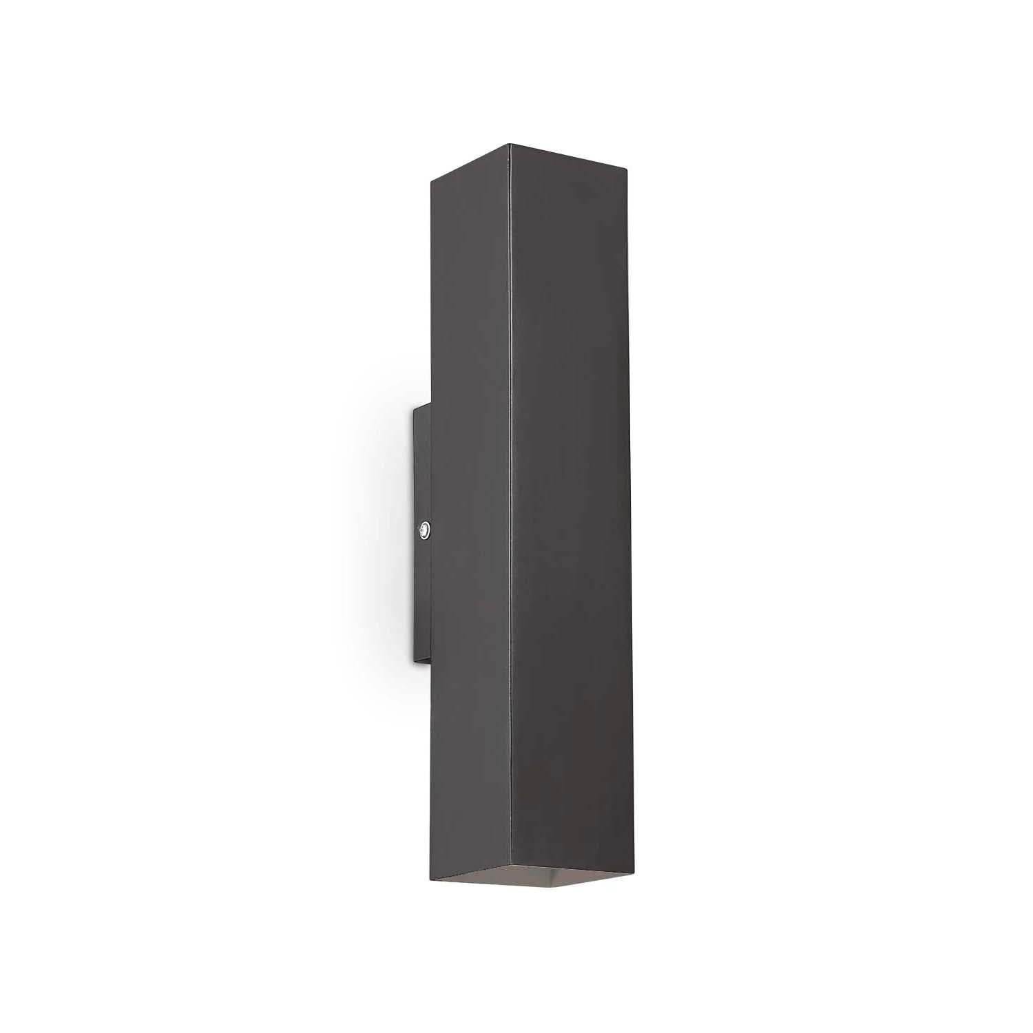 SKY - Applique murale forme carrée, en acier noir ou blanc