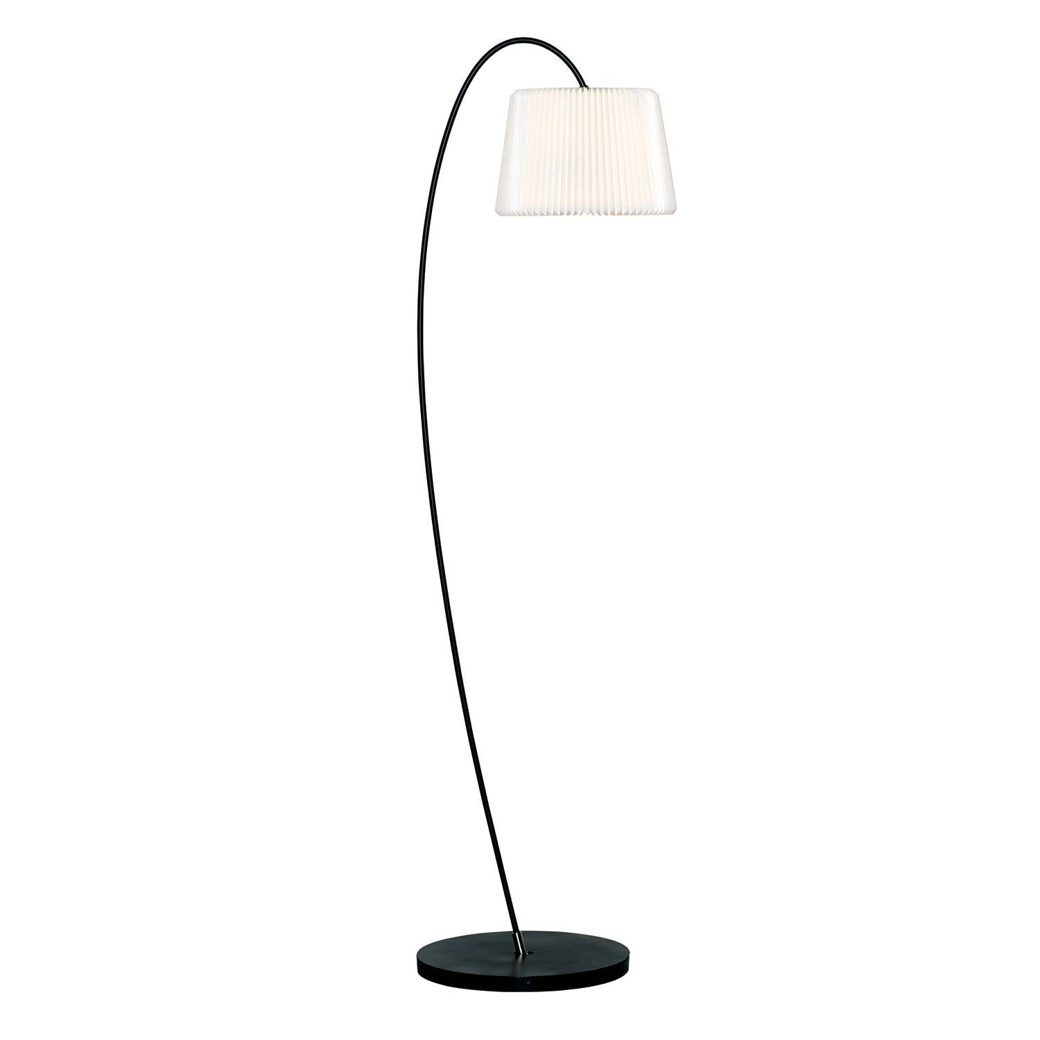 SNOWDROP - Lampadaire canne à pêche en papier plissé artisanal