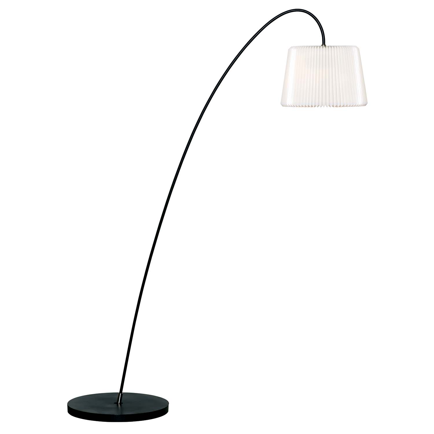 SNOWDROP - Stehlampe mit gebasteltem, plissiertem Papier im Angelrutenstil