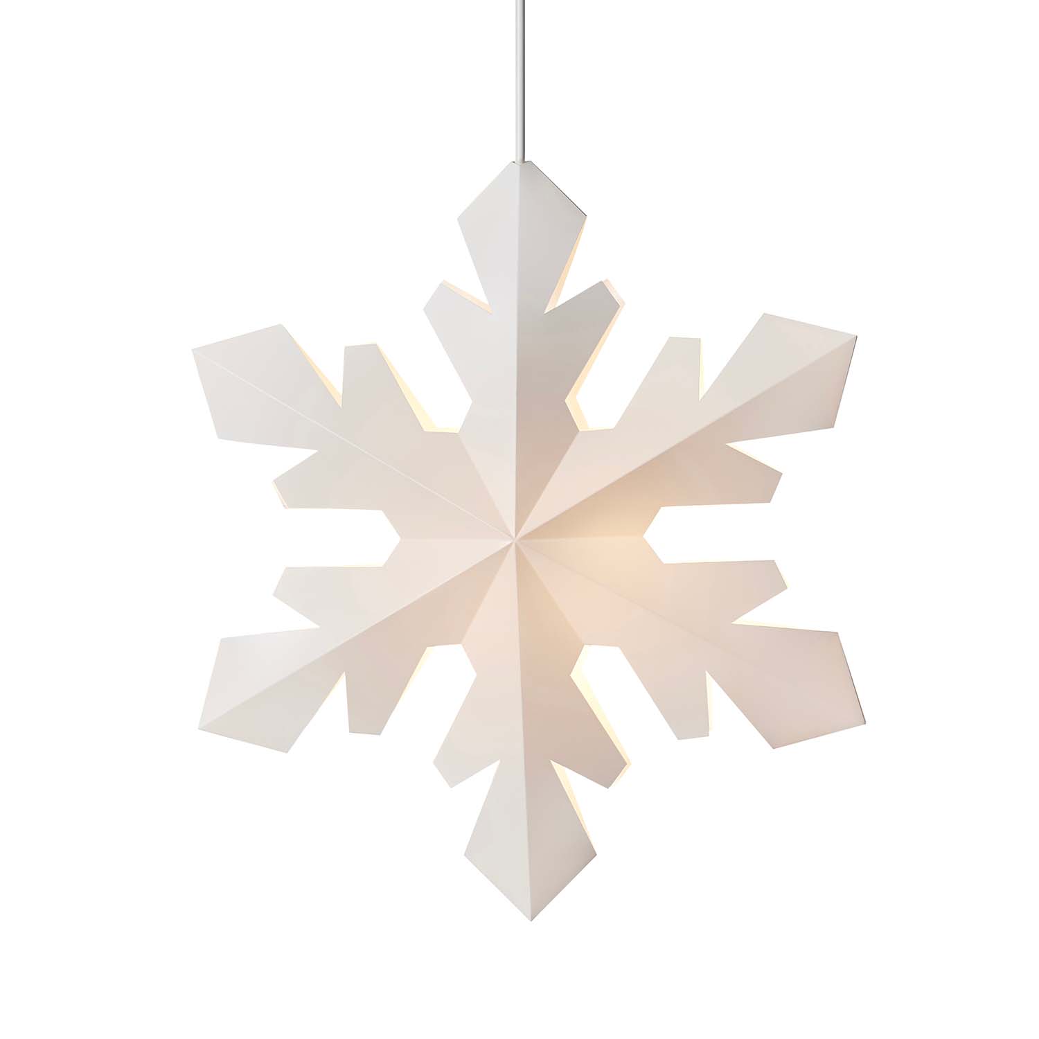 SNOWFLAKE - Suspension flocon de neige noël, fait-main en pvc