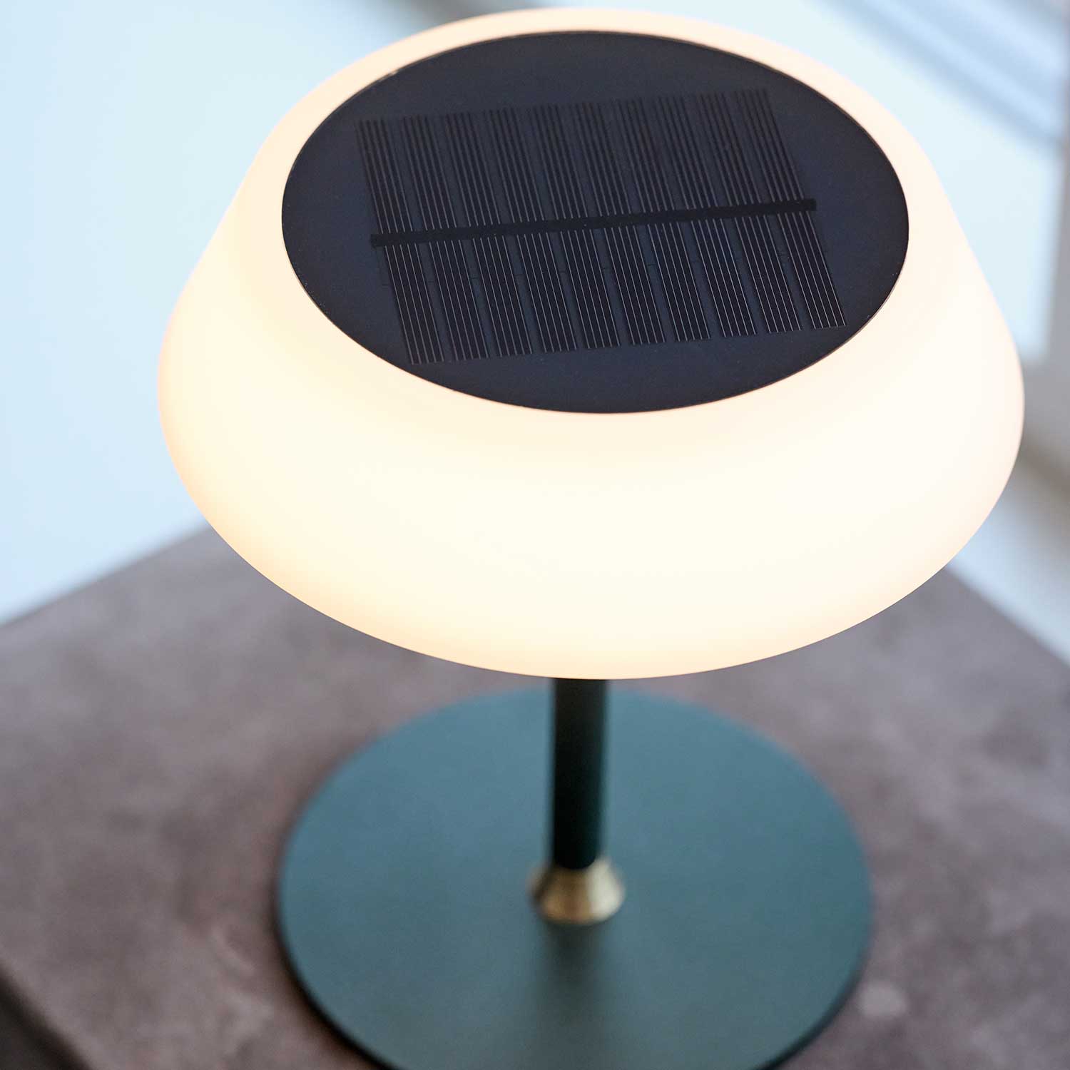 Solare - Lampada da tavolo solare senza fili design impermeabile IP54