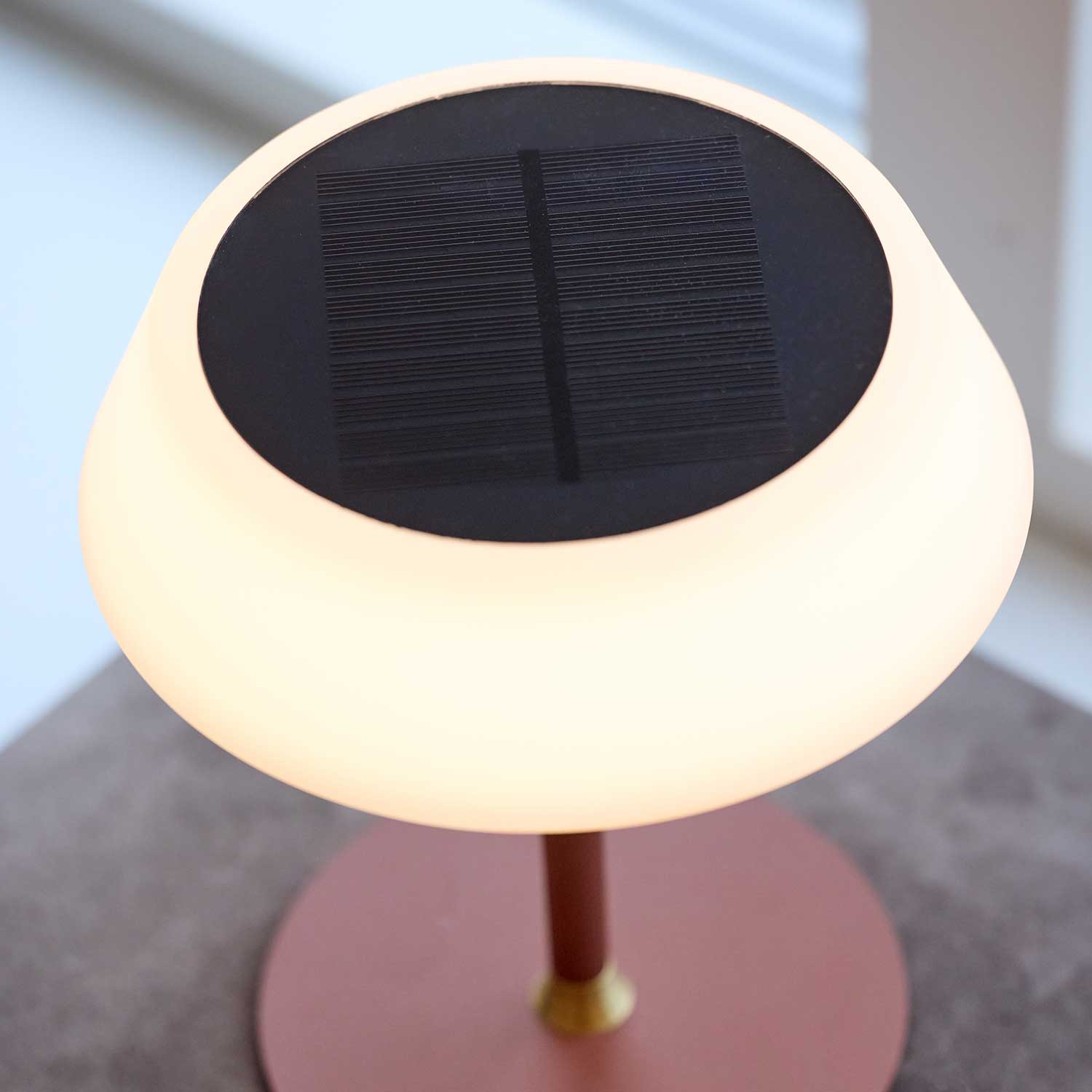 Solare - Lampada da tavolo solare senza fili design impermeabile IP54