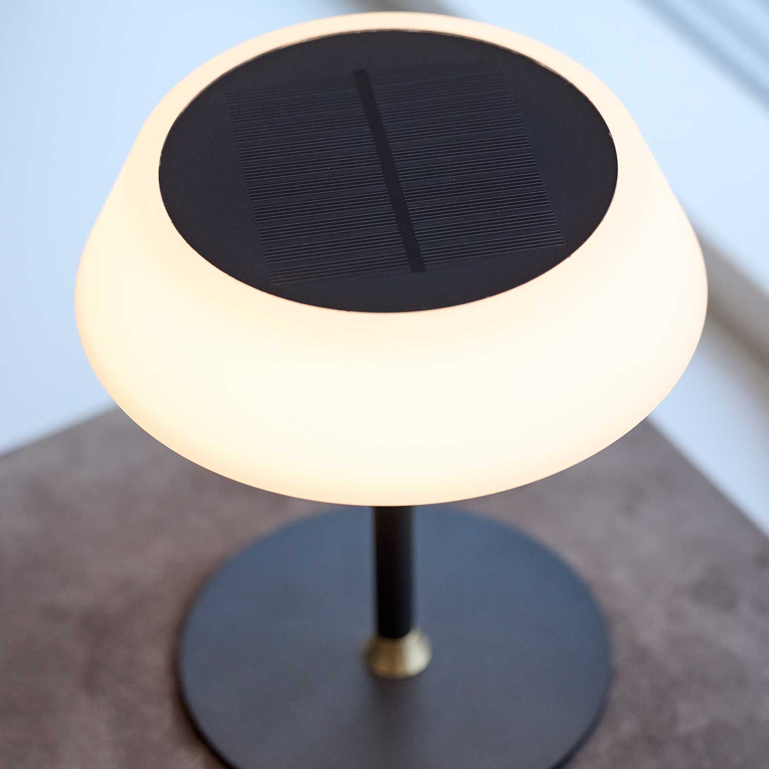 Solare - Lampada da tavolo solare senza fili design impermeabile IP54