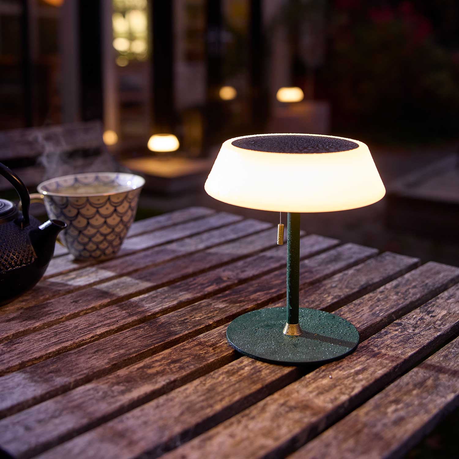 Solar - Lampe de table solaire sans-sil design étanche IP54