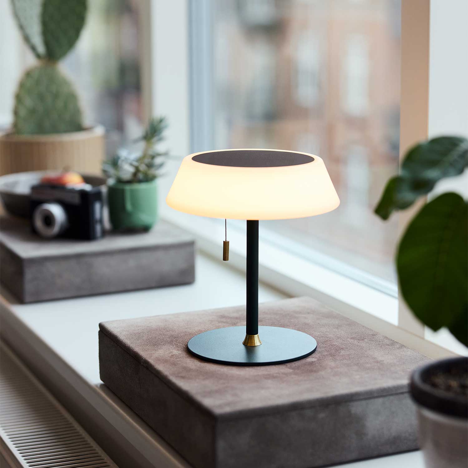 Solare - Lampada da tavolo solare senza fili design impermeabile IP54