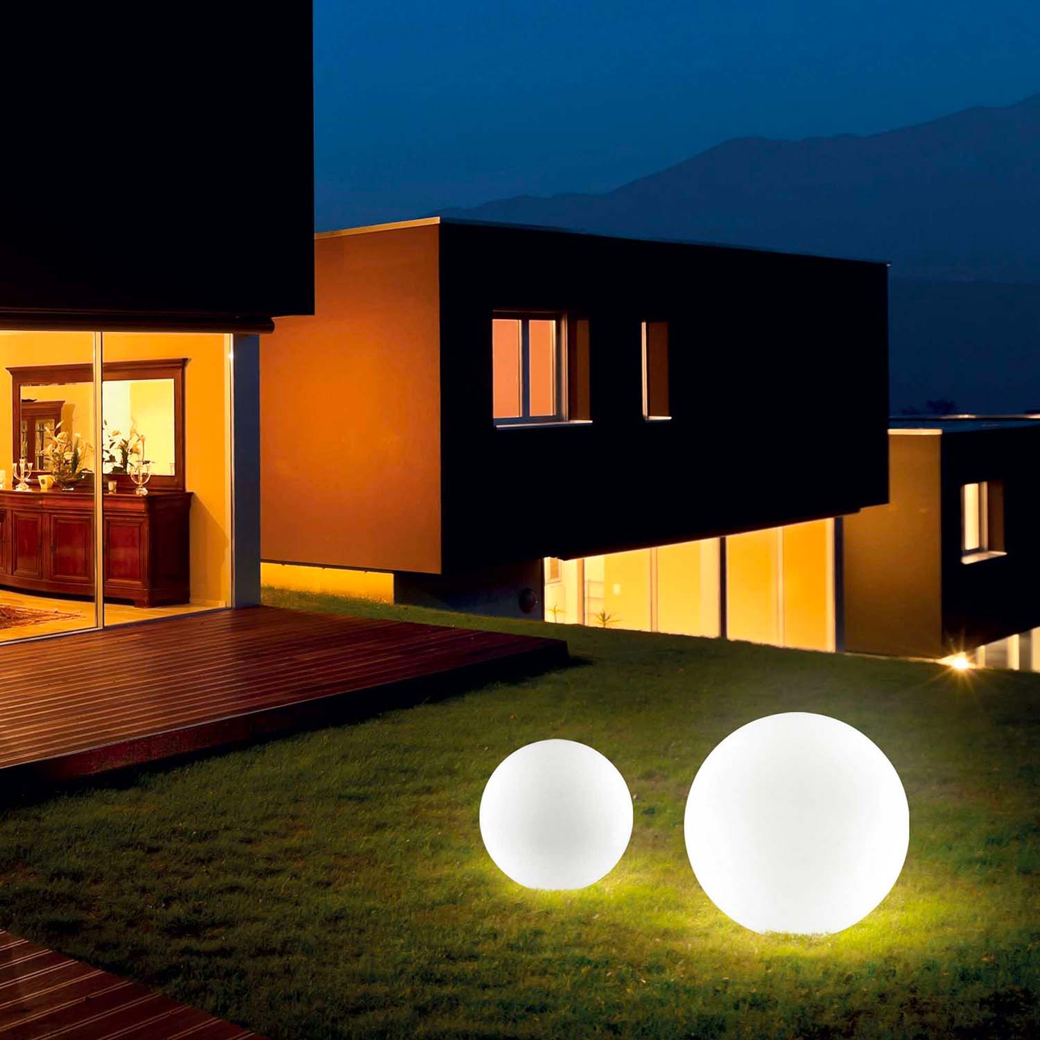 SOLE - Bola luminosa para exterior impermeable IP44