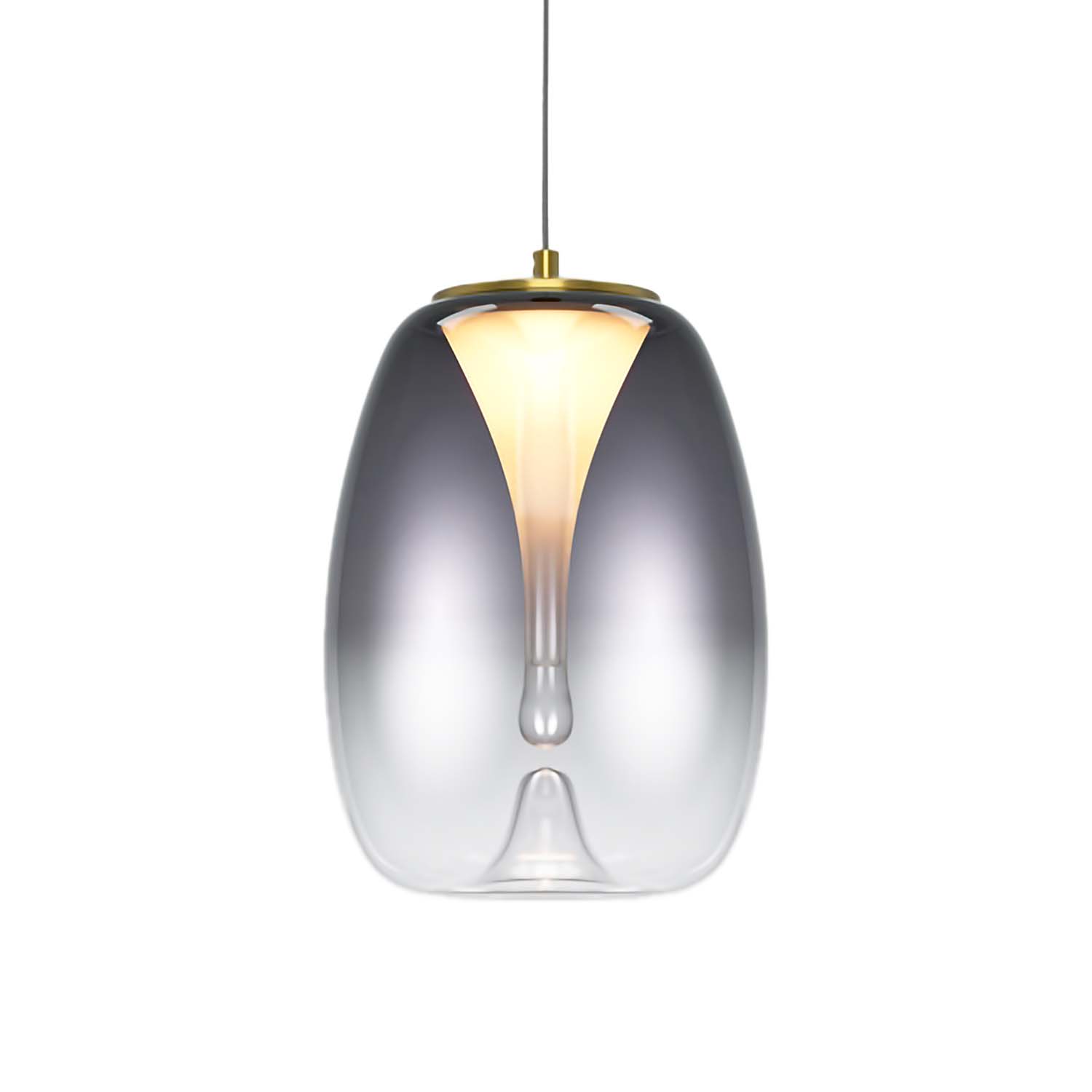 SPLASH - Suspension en verre design avec LED intégrée
