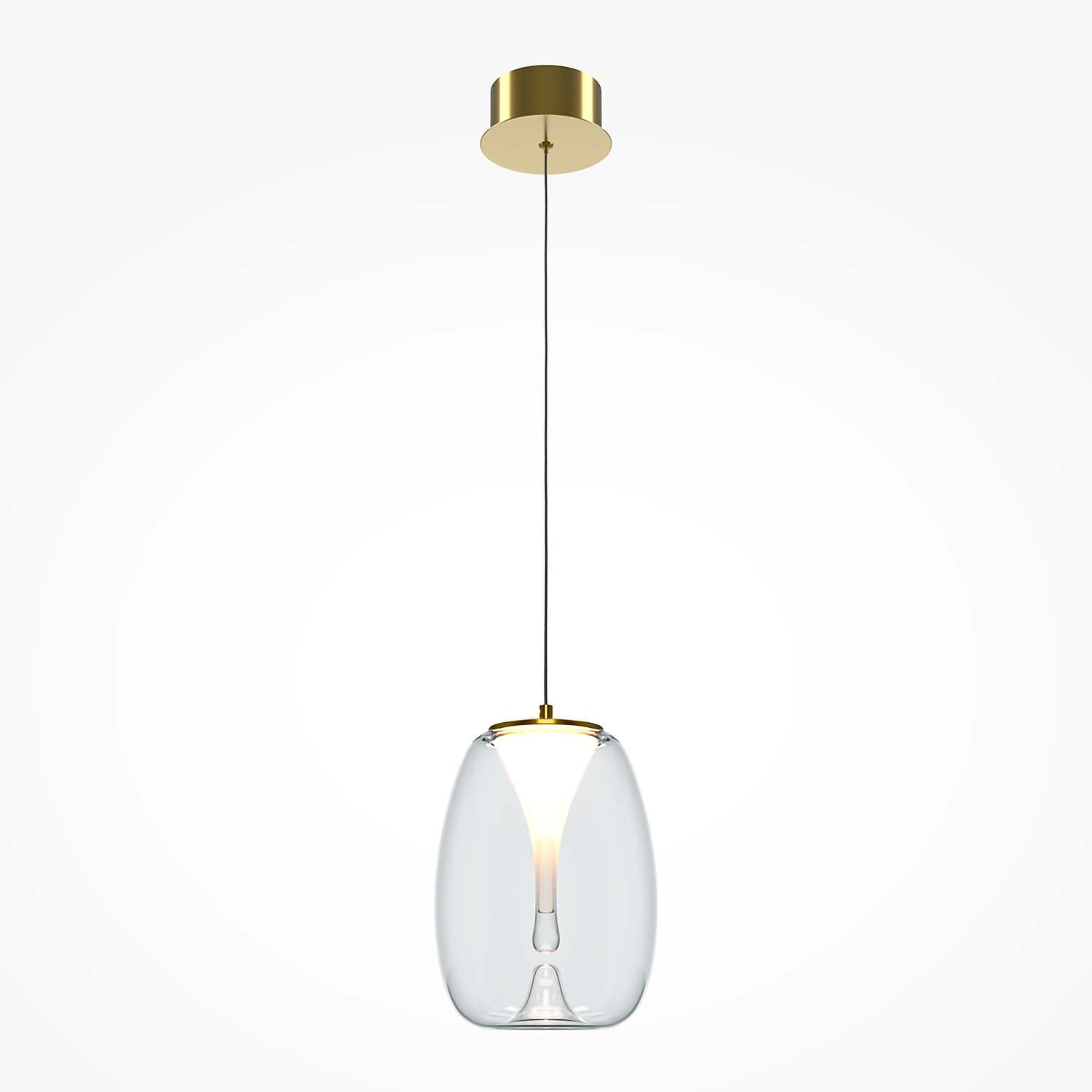 SPLASH - Suspension en verre design avec LED intégrée