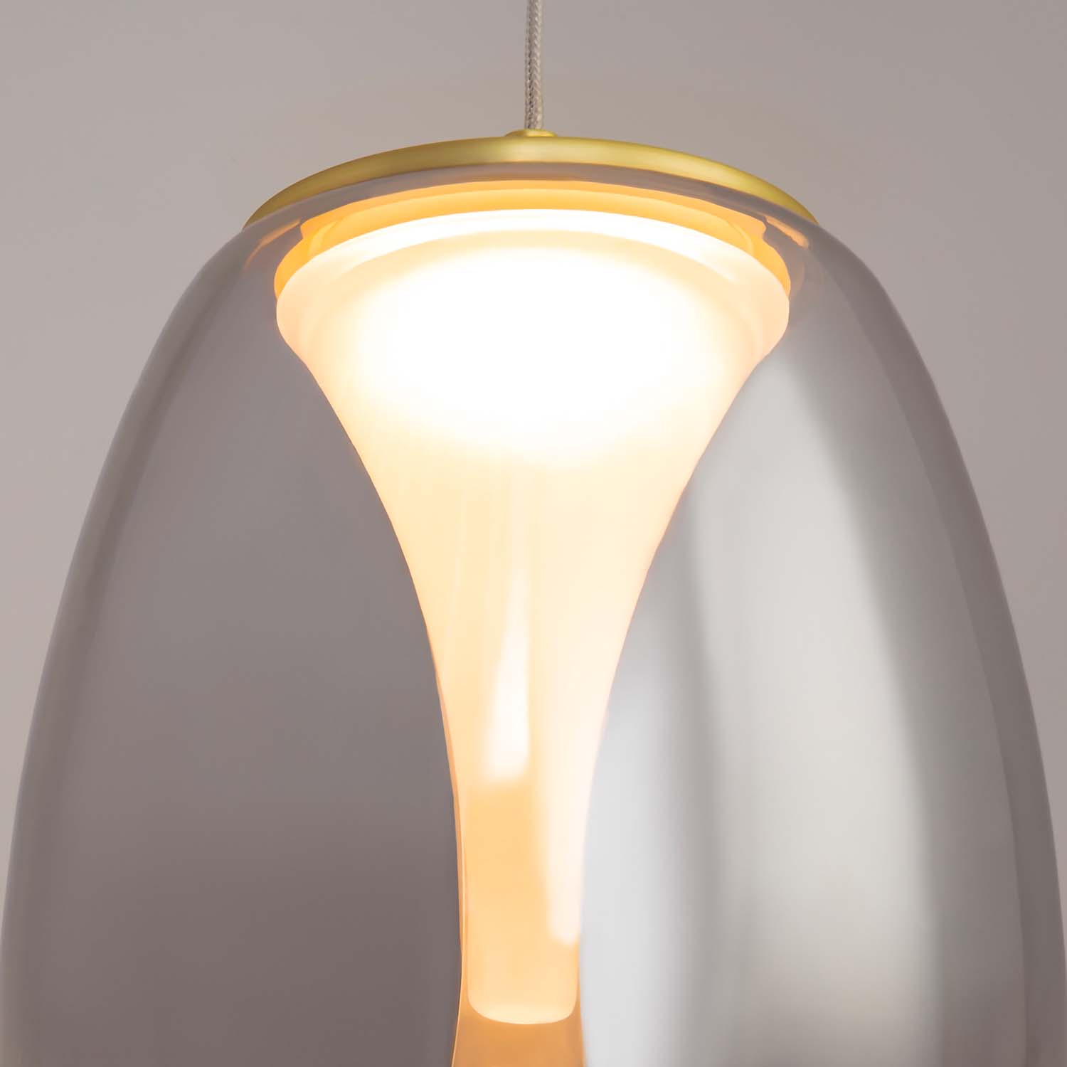 SPLASH - Suspension en verre design avec LED intégrée