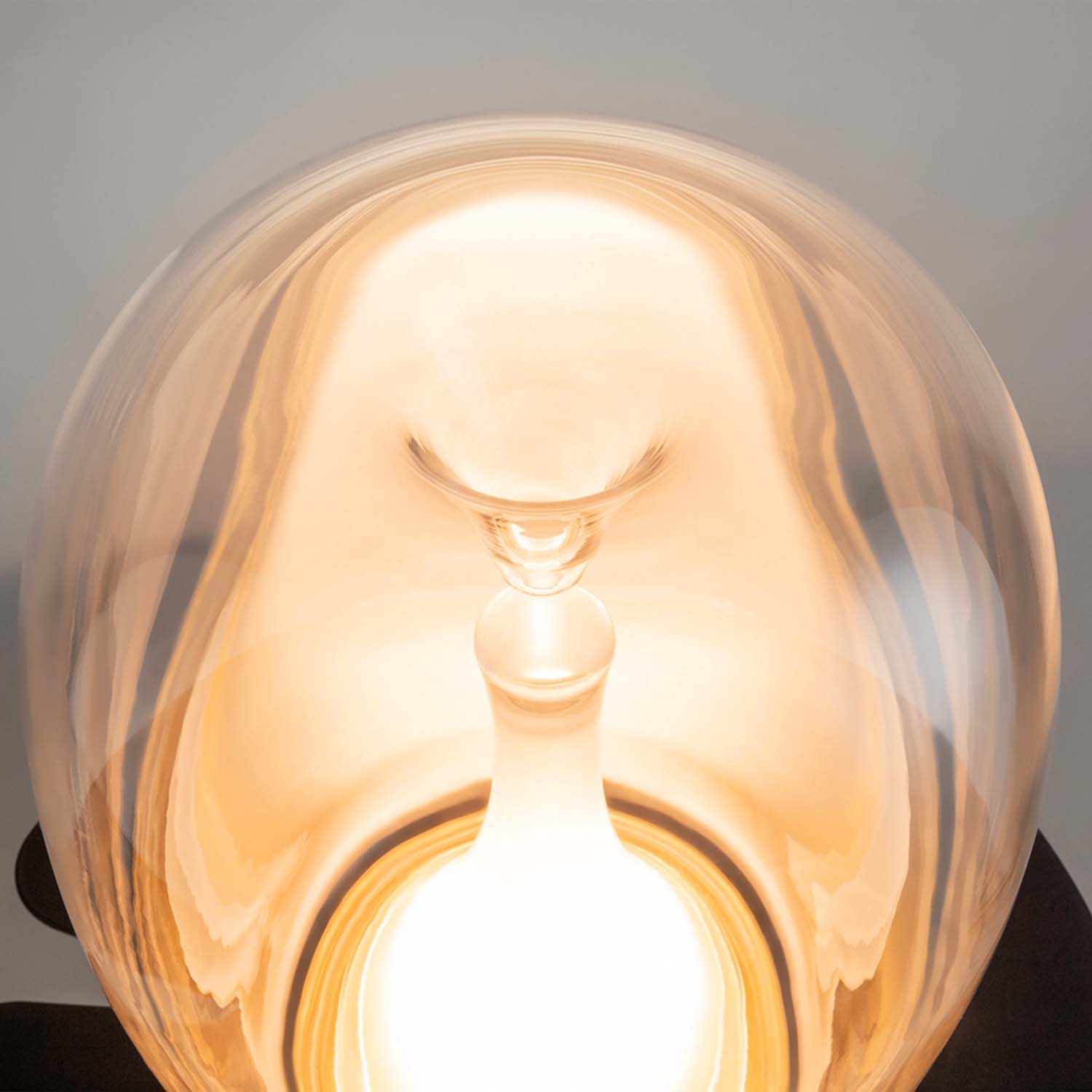 SPLASH - дизайнерская настольная лампа из стекла с встроенным светодиодом