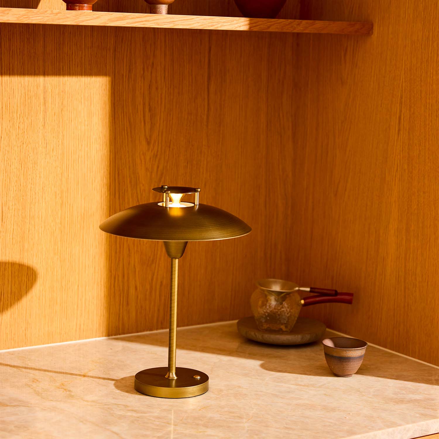 Stepp - Lampada portatile senza fili di design in acciaio impermeabile