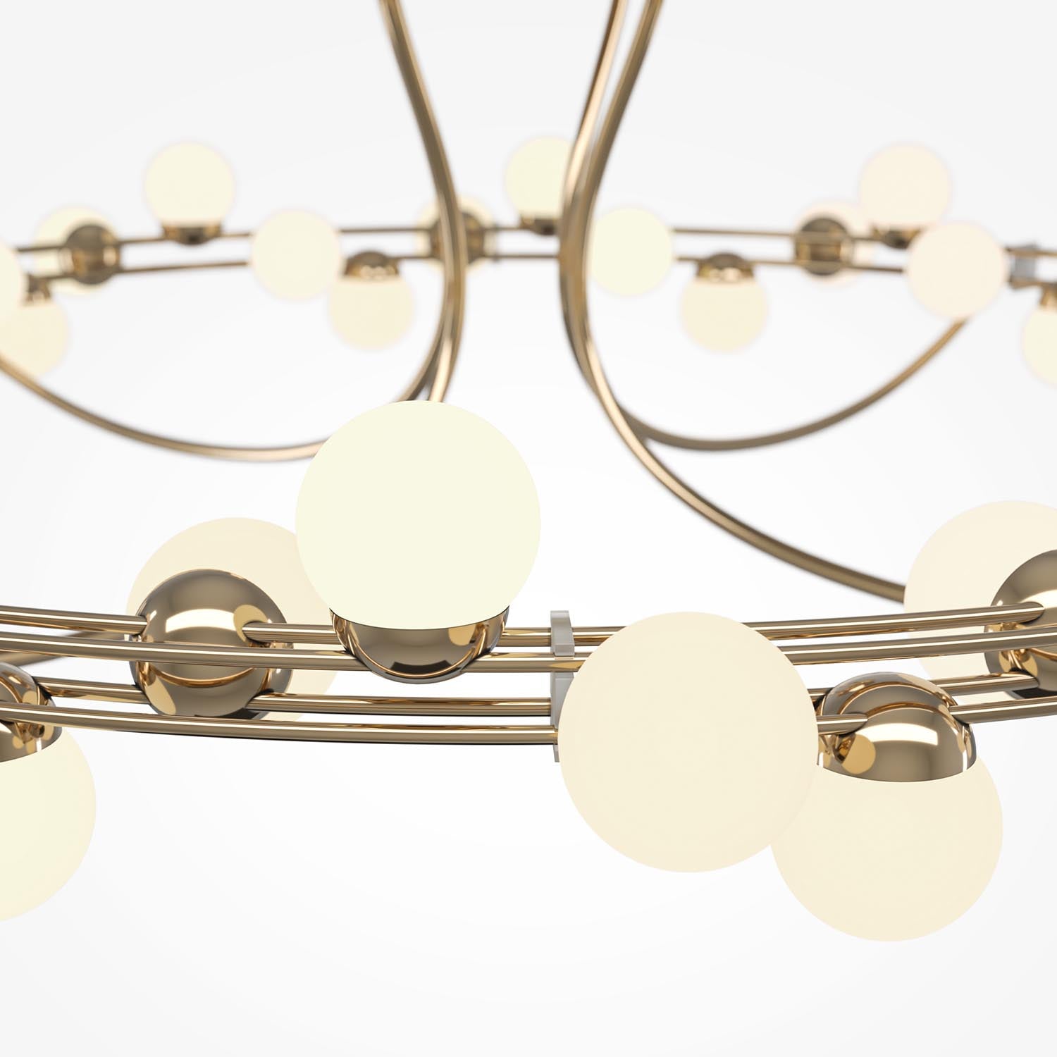 TESSARA - Deckenleuchte LED golden Design Vintage