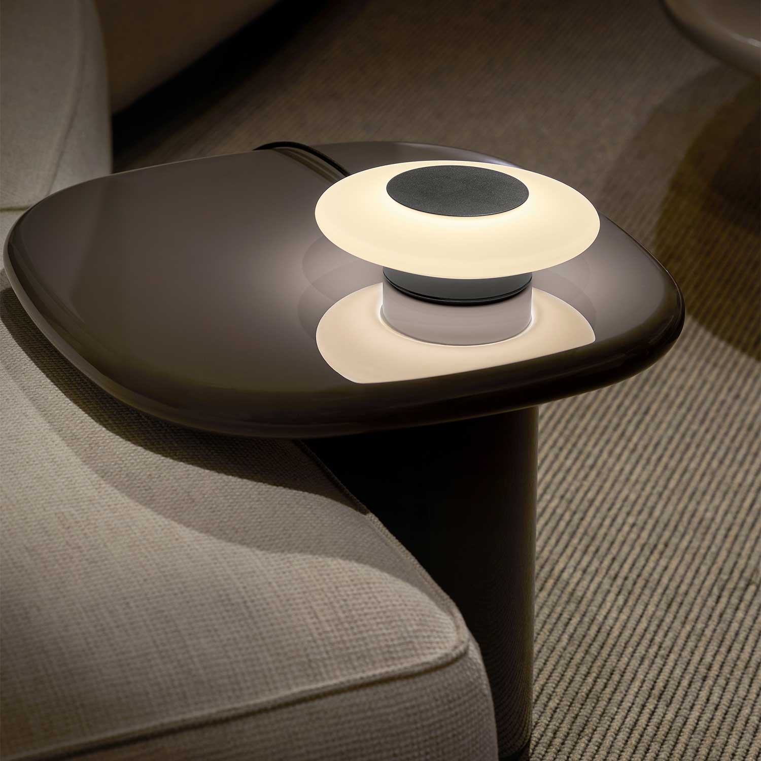 Thales - Lampe à poser LED en verre design contemporain