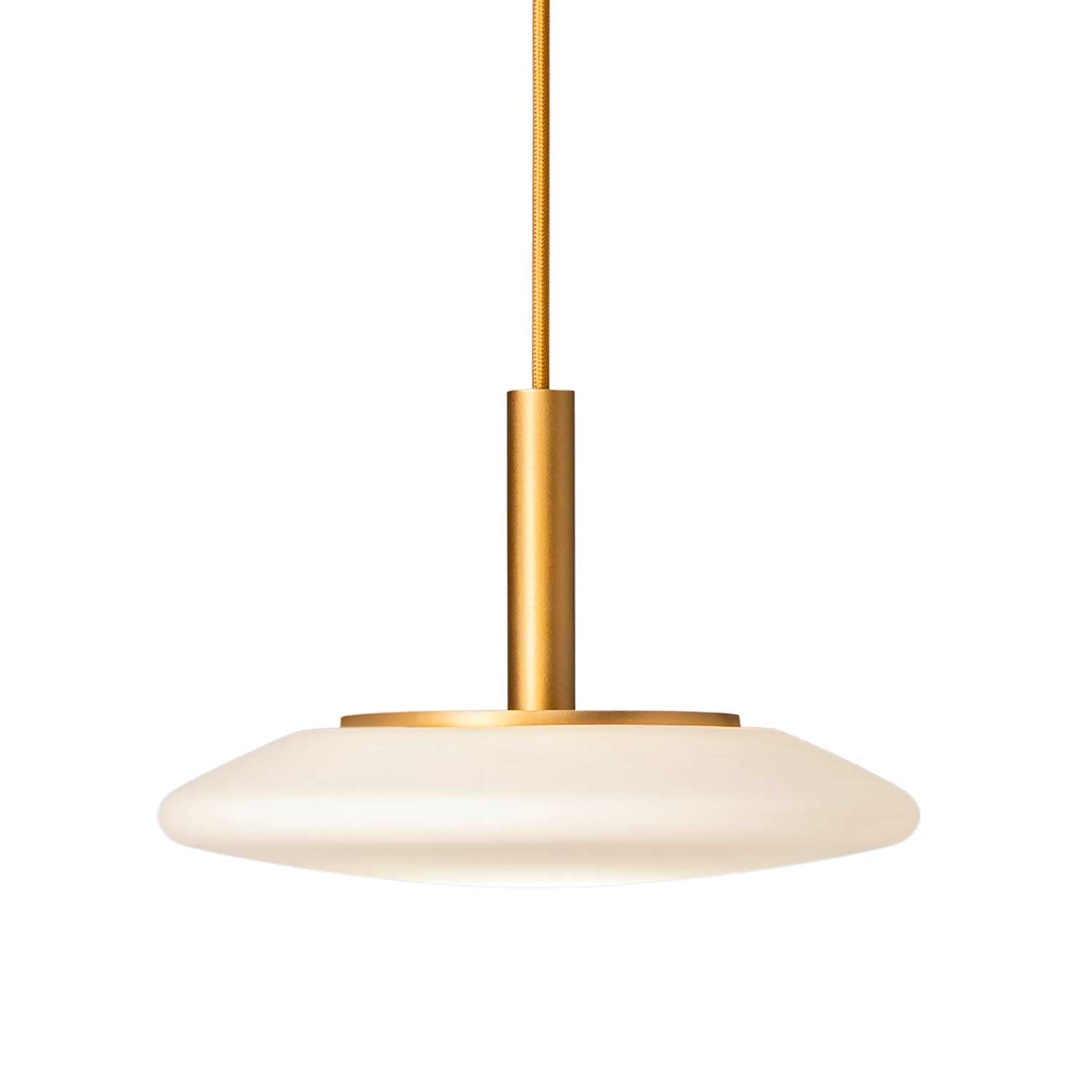 Thales - Suspension LED dimmable en verre design minimaliste pour cuisine