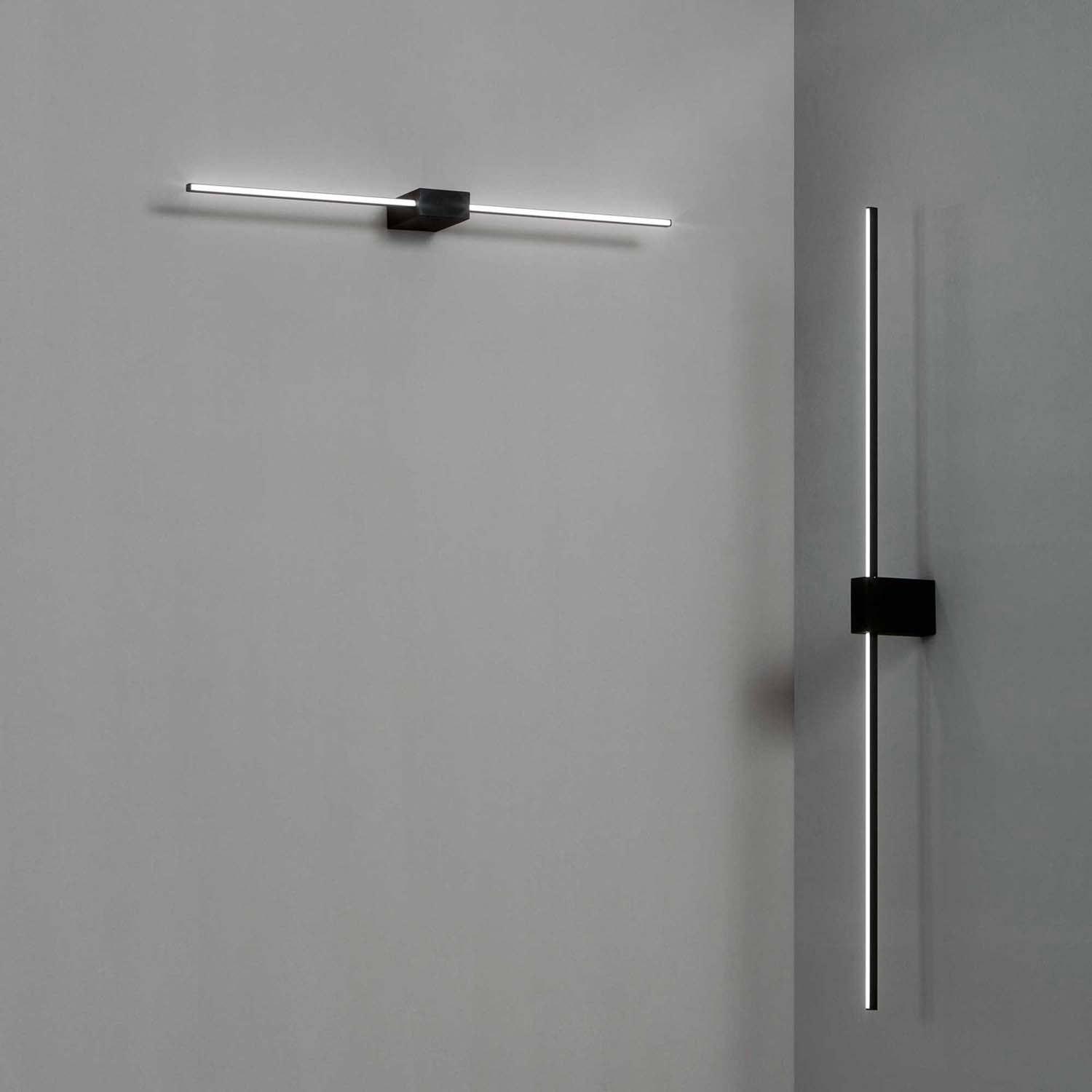 THEO - Applique murale stick LED intégrée noir ou blanc