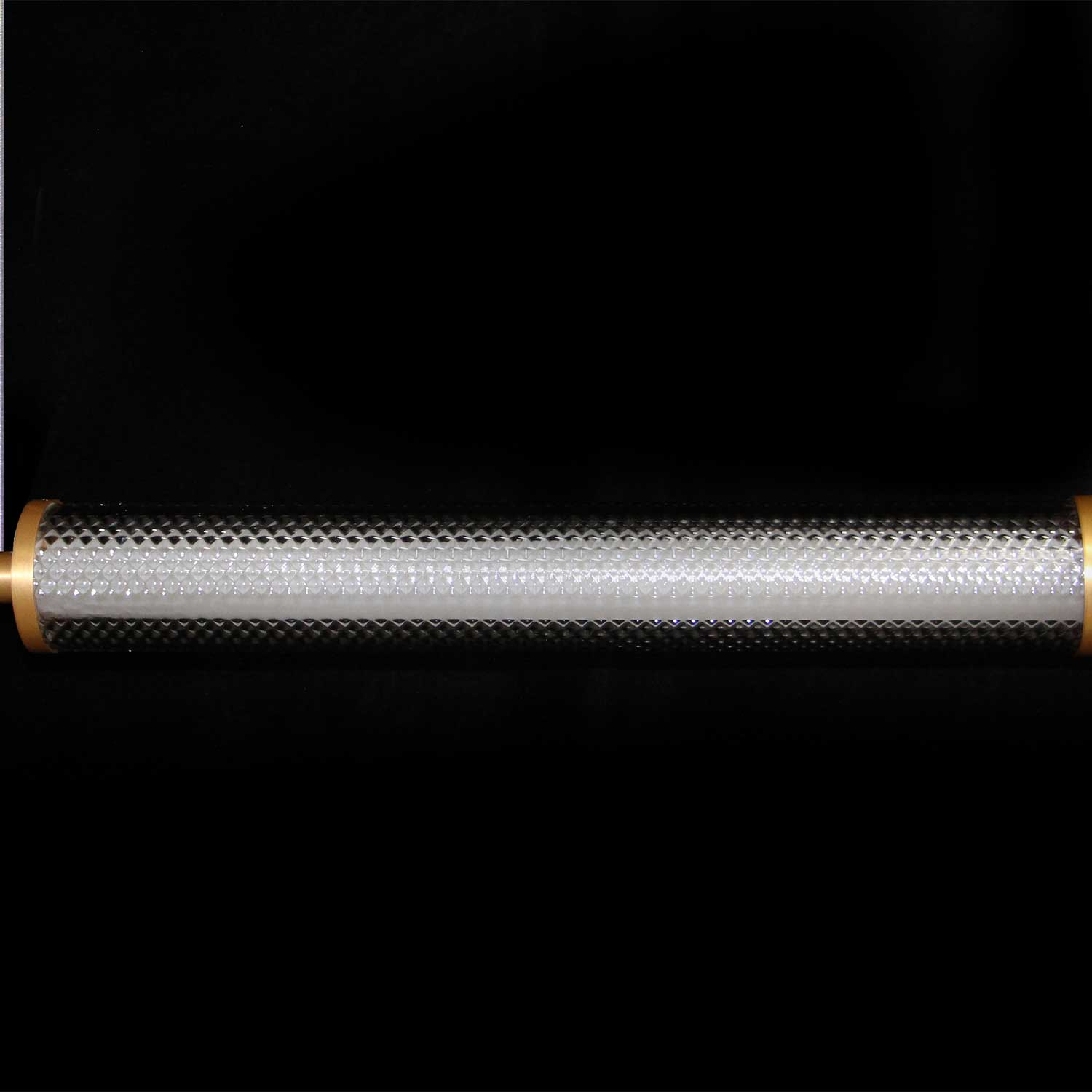 Tiffany - LED tube pendant light in colored glass modern design