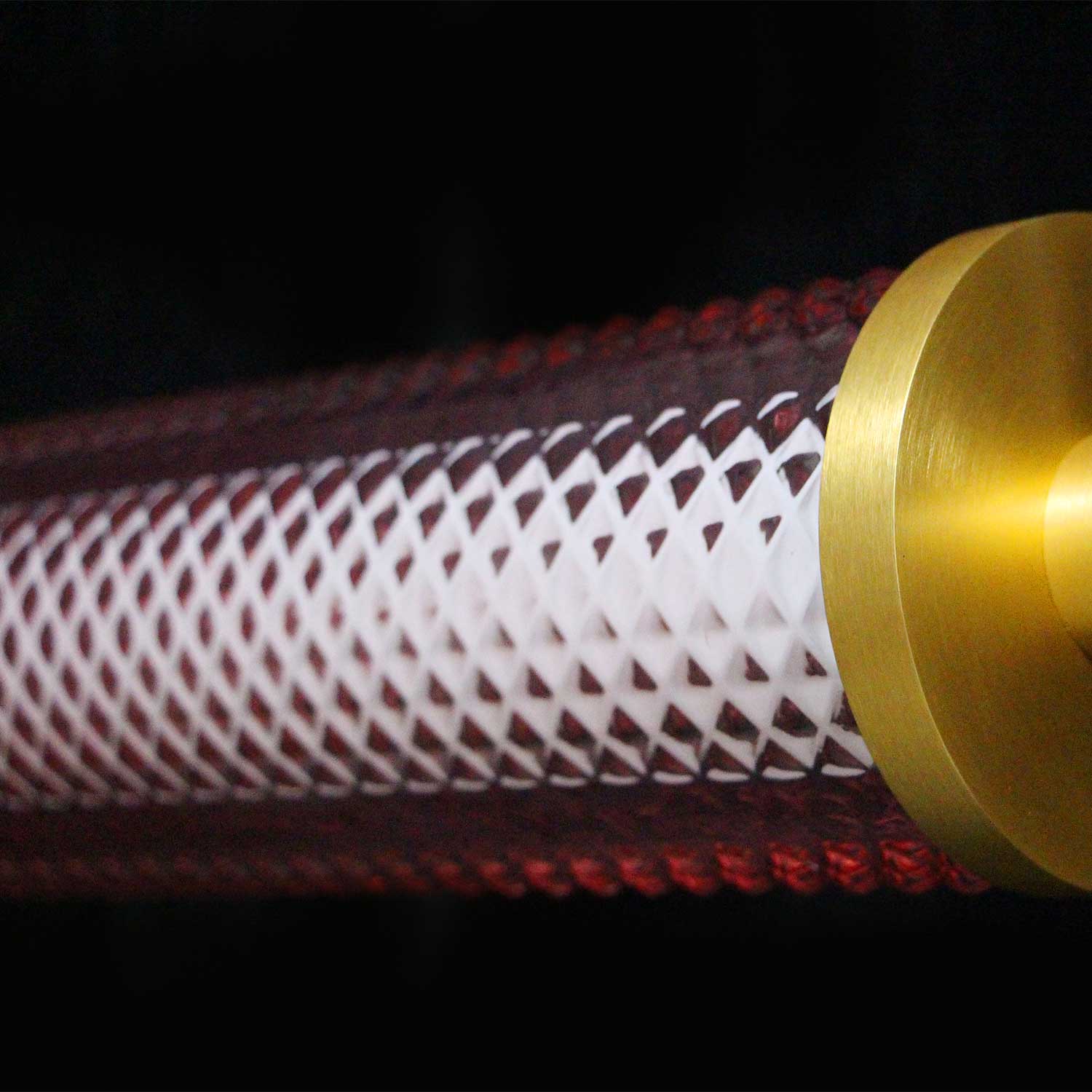 Tiffany - LED tube pendant light in colored glass modern design