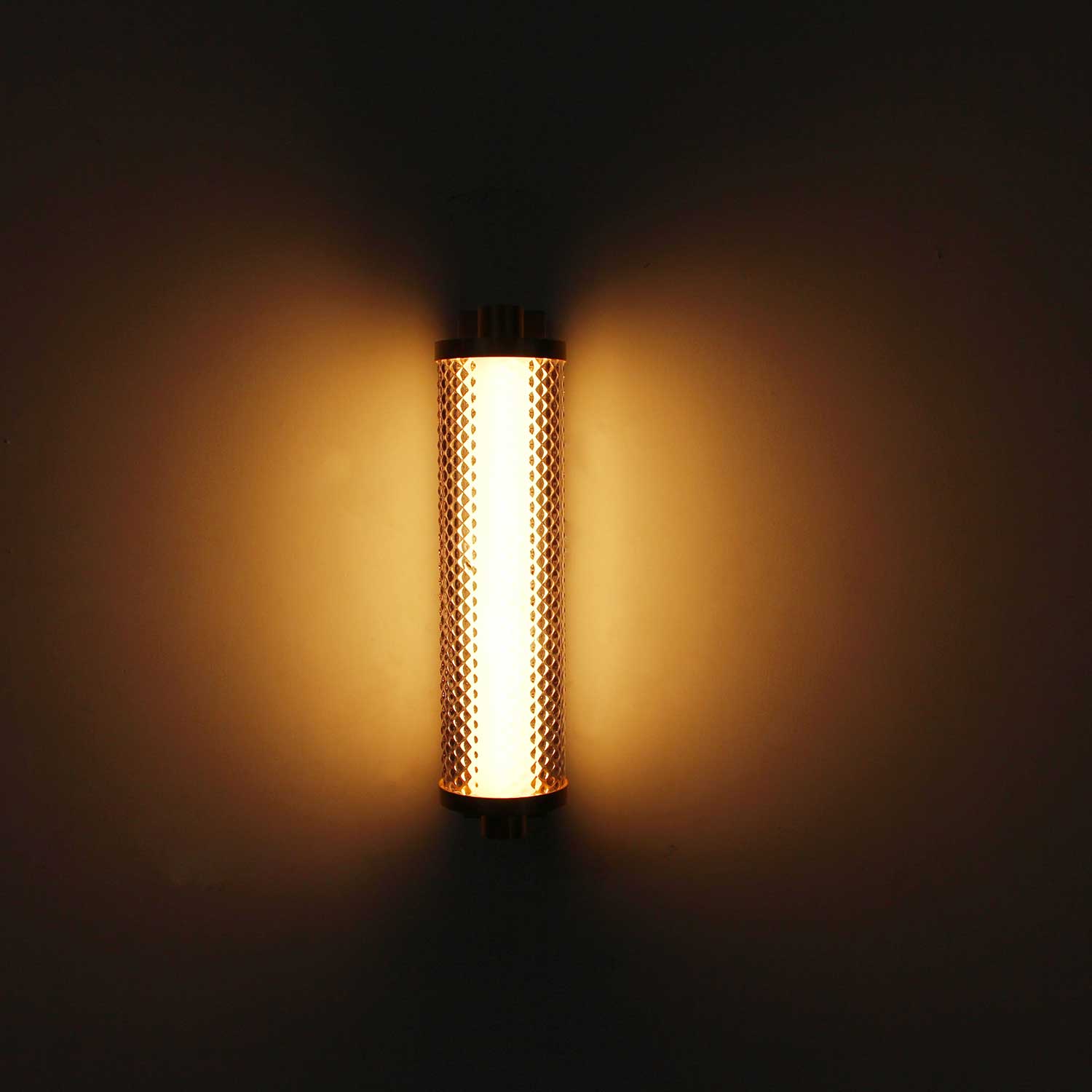 Тиффани - Настенный светильник для ванной комнаты с LED-трубкой из цветного стекла, дизайн