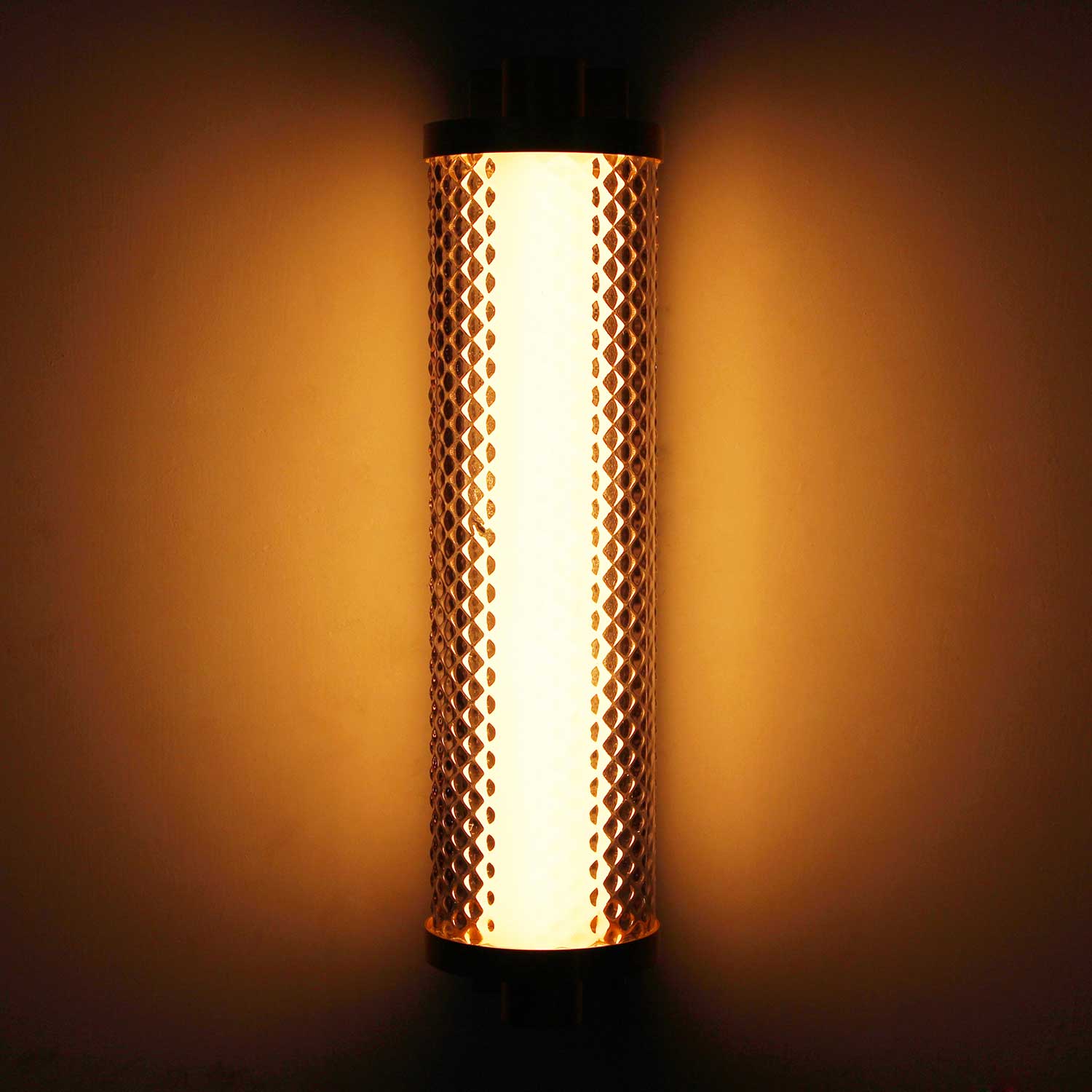 Тиффани - Настенный светильник для ванной комнаты с LED-трубкой из цветного стекла, дизайн