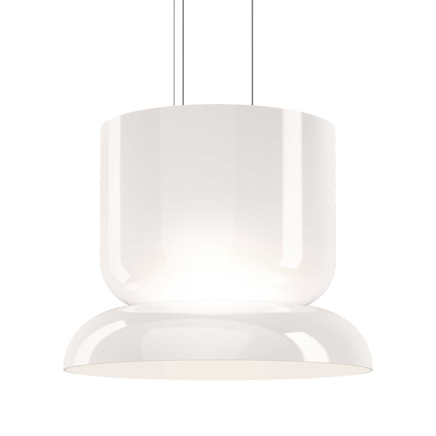 Totem - Suspension blanche LED dimmable pour salle à manger