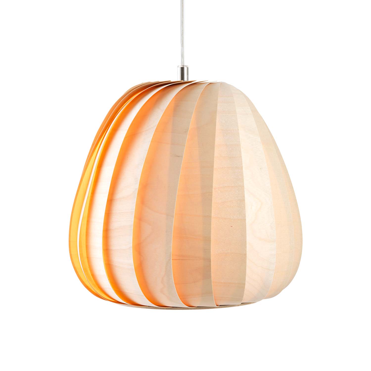TR12 - Modern twisted slat pendant light