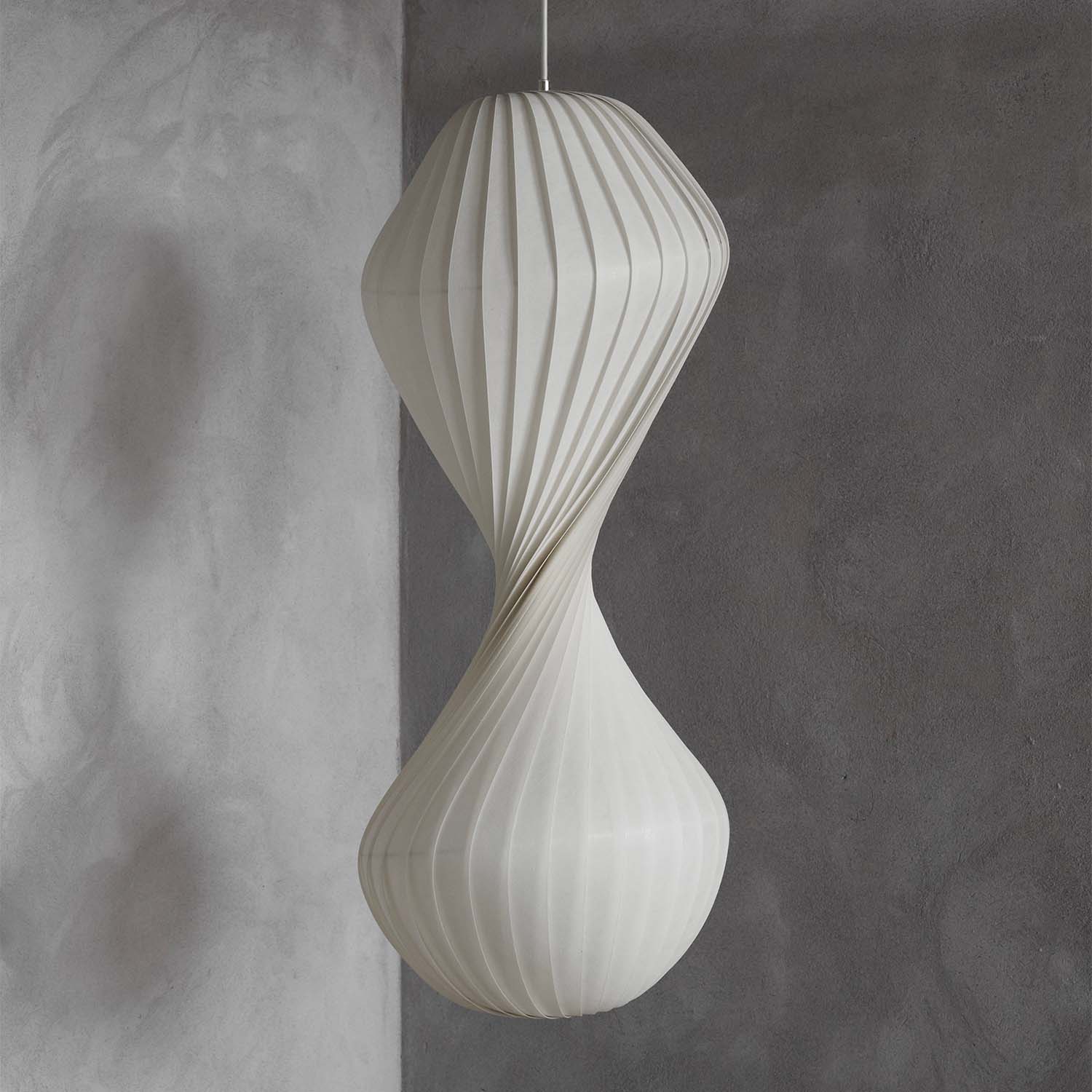 TR32 - Suspension torsadée en lamelles de papier design