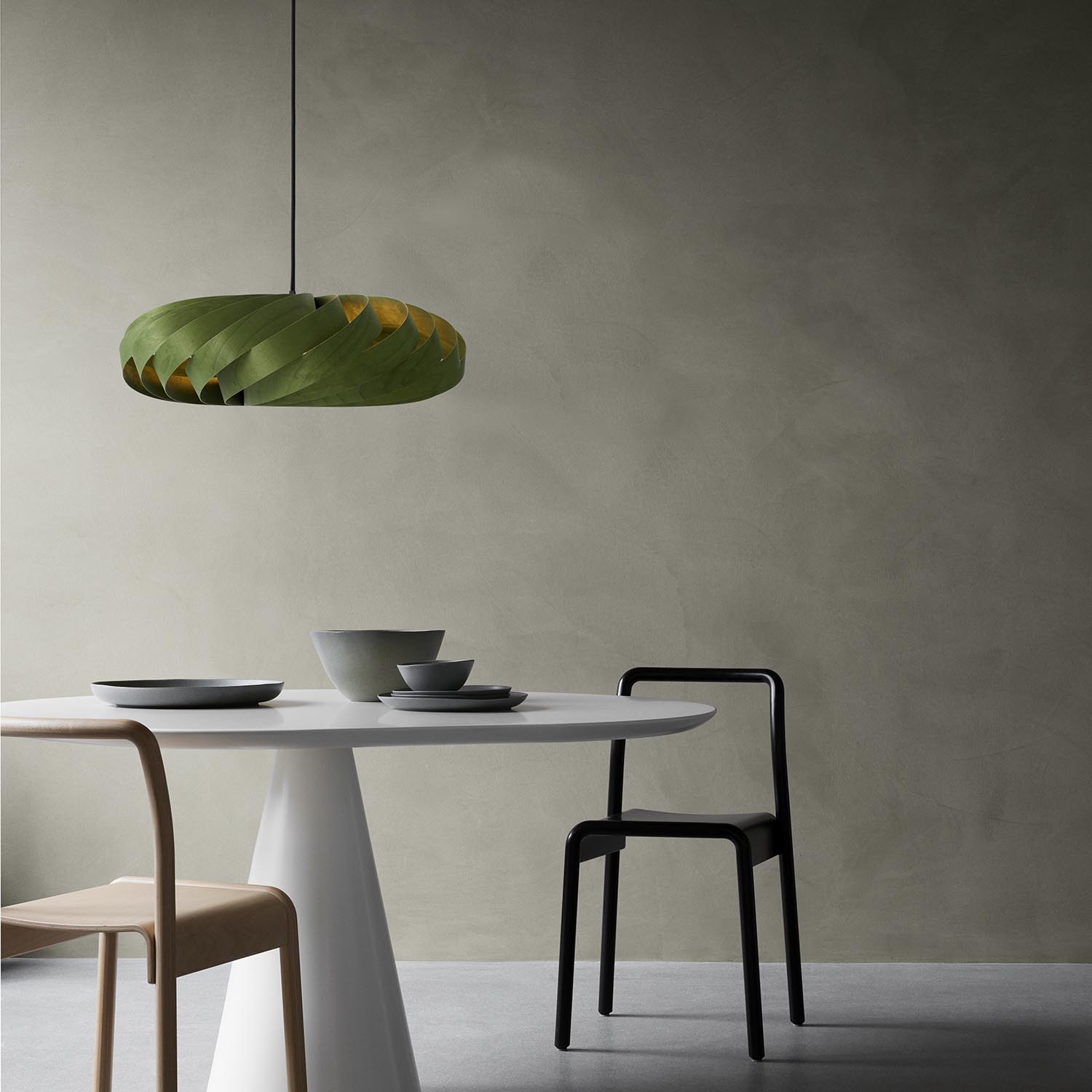 TR5 - Sospensione in lamelle torsadate design moderno