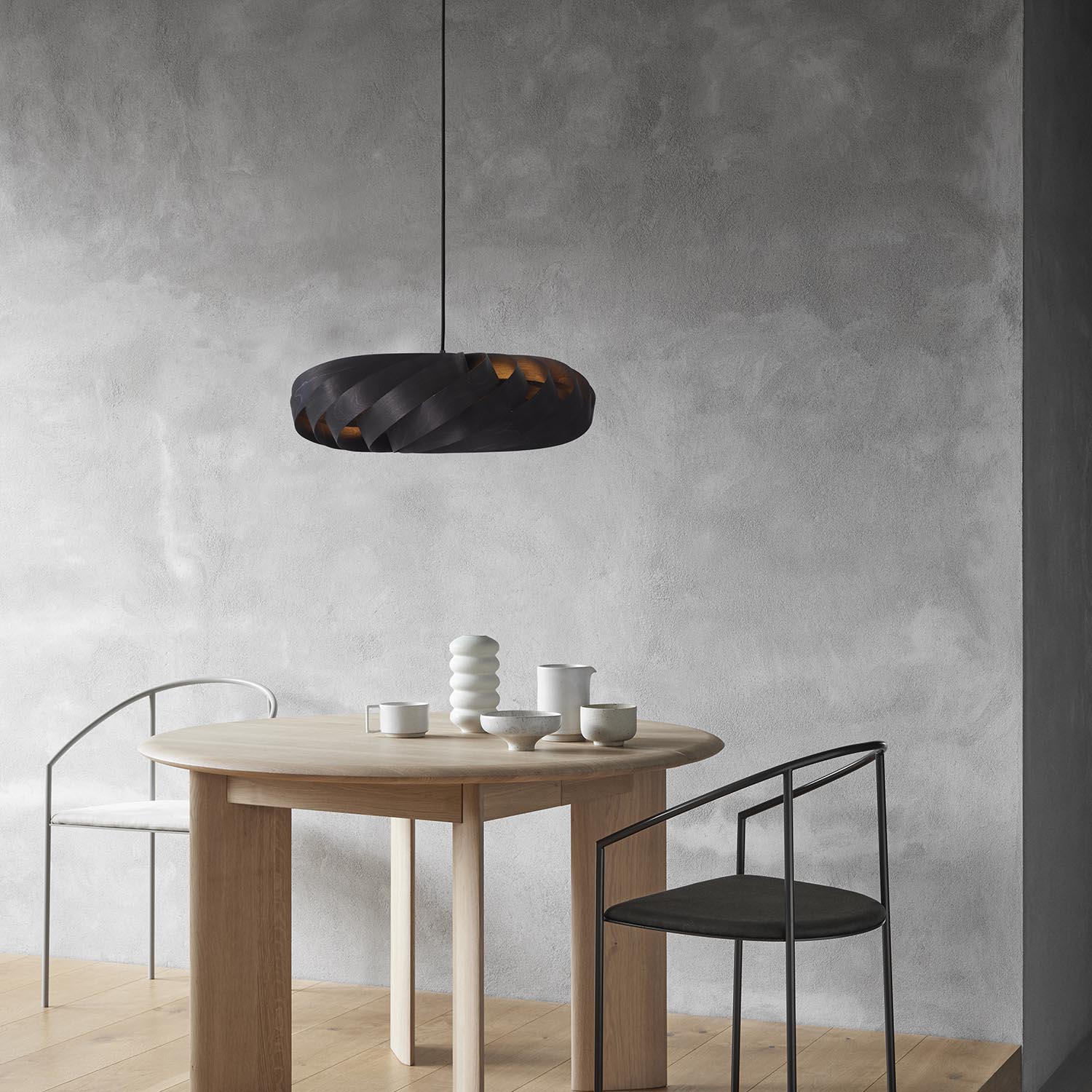 TR5 - Sospensione in lamelle torsadate design moderno