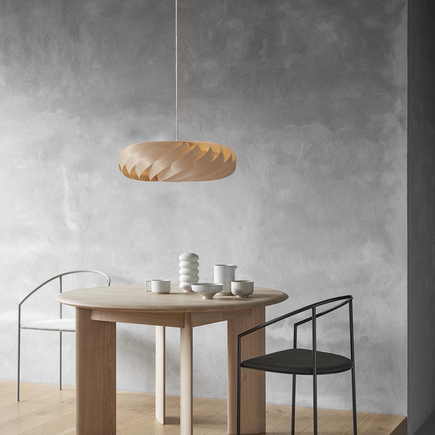 TR5 - Sospensione in lamelle torsadate design moderno