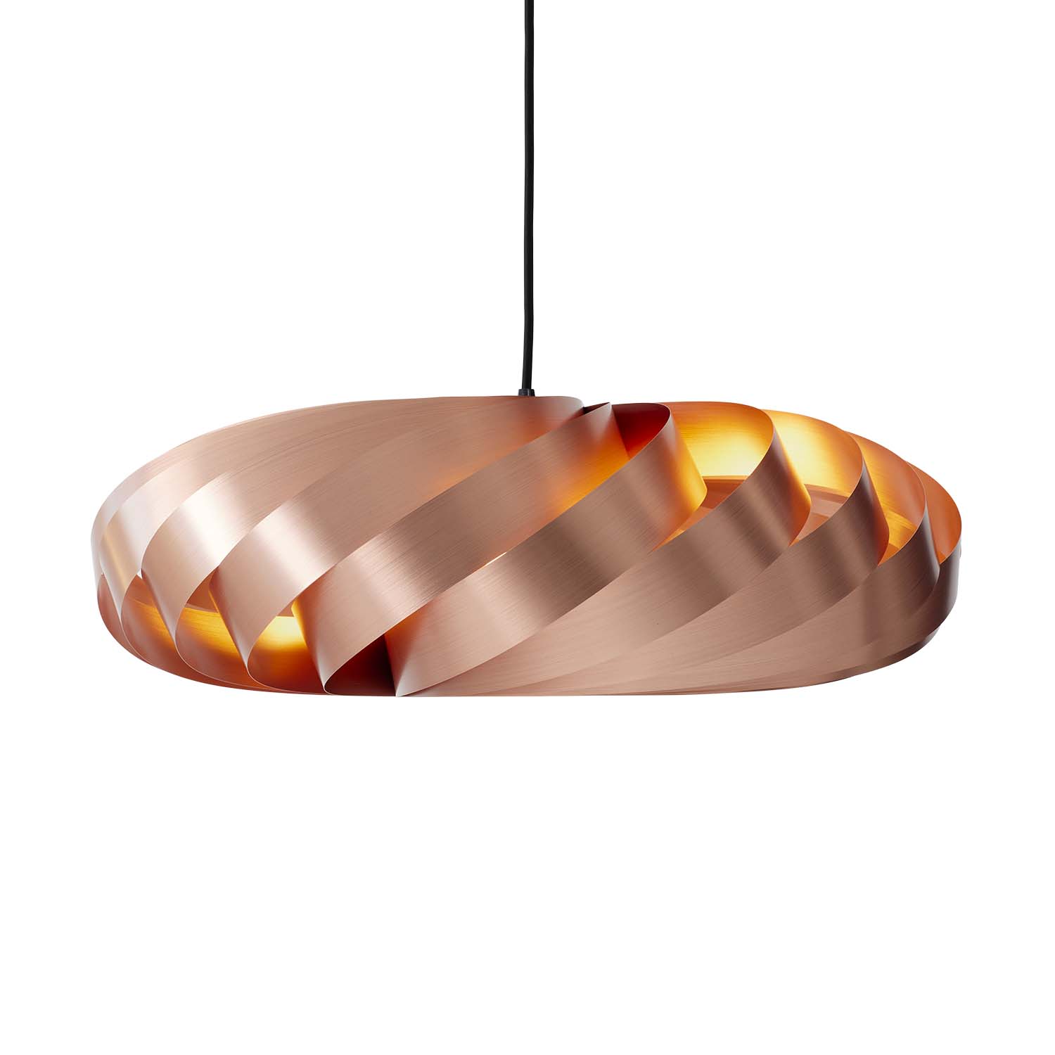 TR5 - Sospensione in lamelle torsadate design moderno