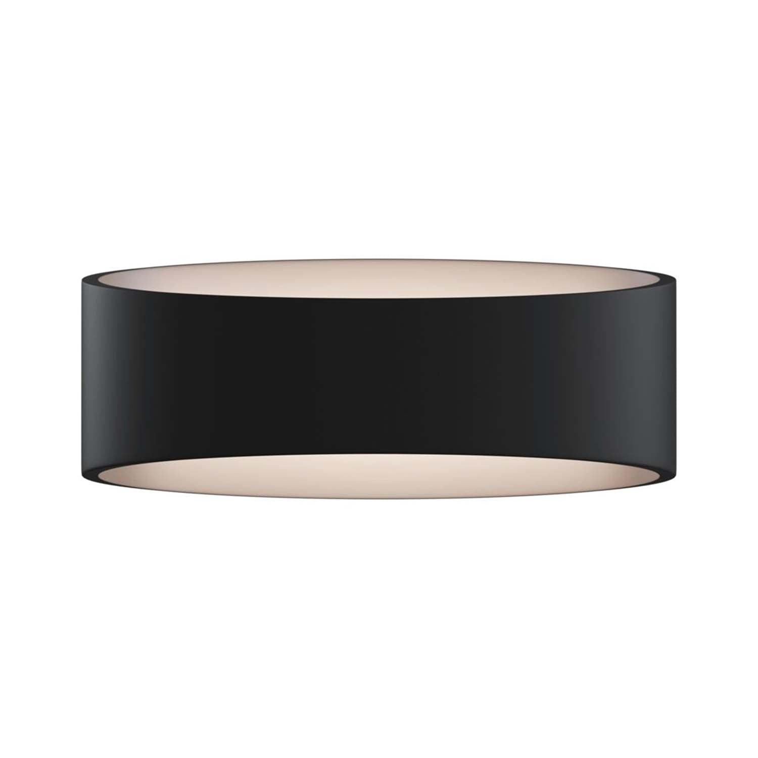 TRAME - Applique murale design elliptique acier blanc ou noir
