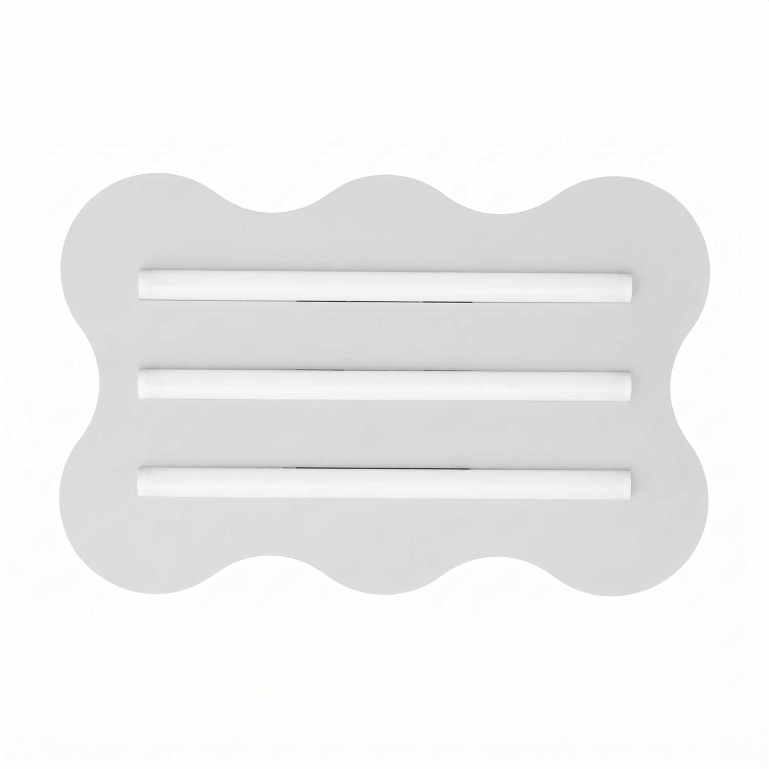 Tureis - Plafonnier design contemporain en acier coloré pour chambre