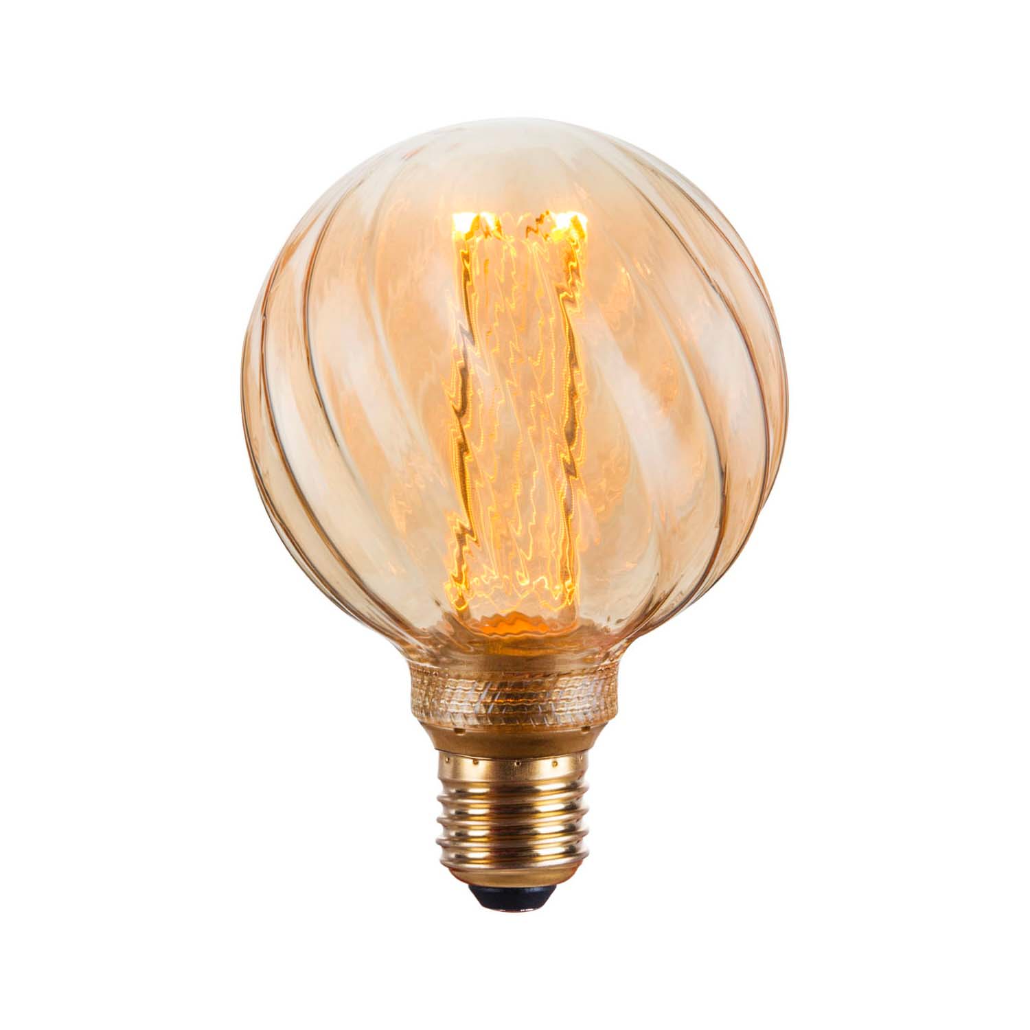 Twist - Ampoule LED E27 design effet torsadé