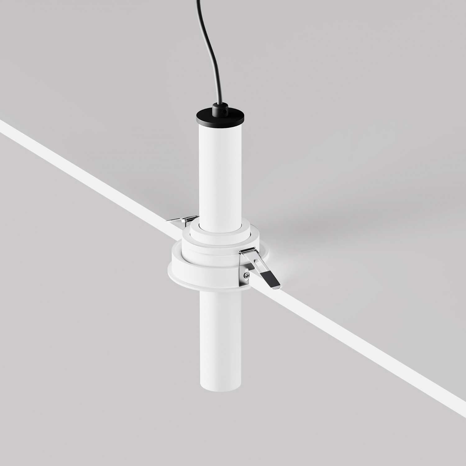 Focus T - Plafonnier spot design orientable semi-encastré