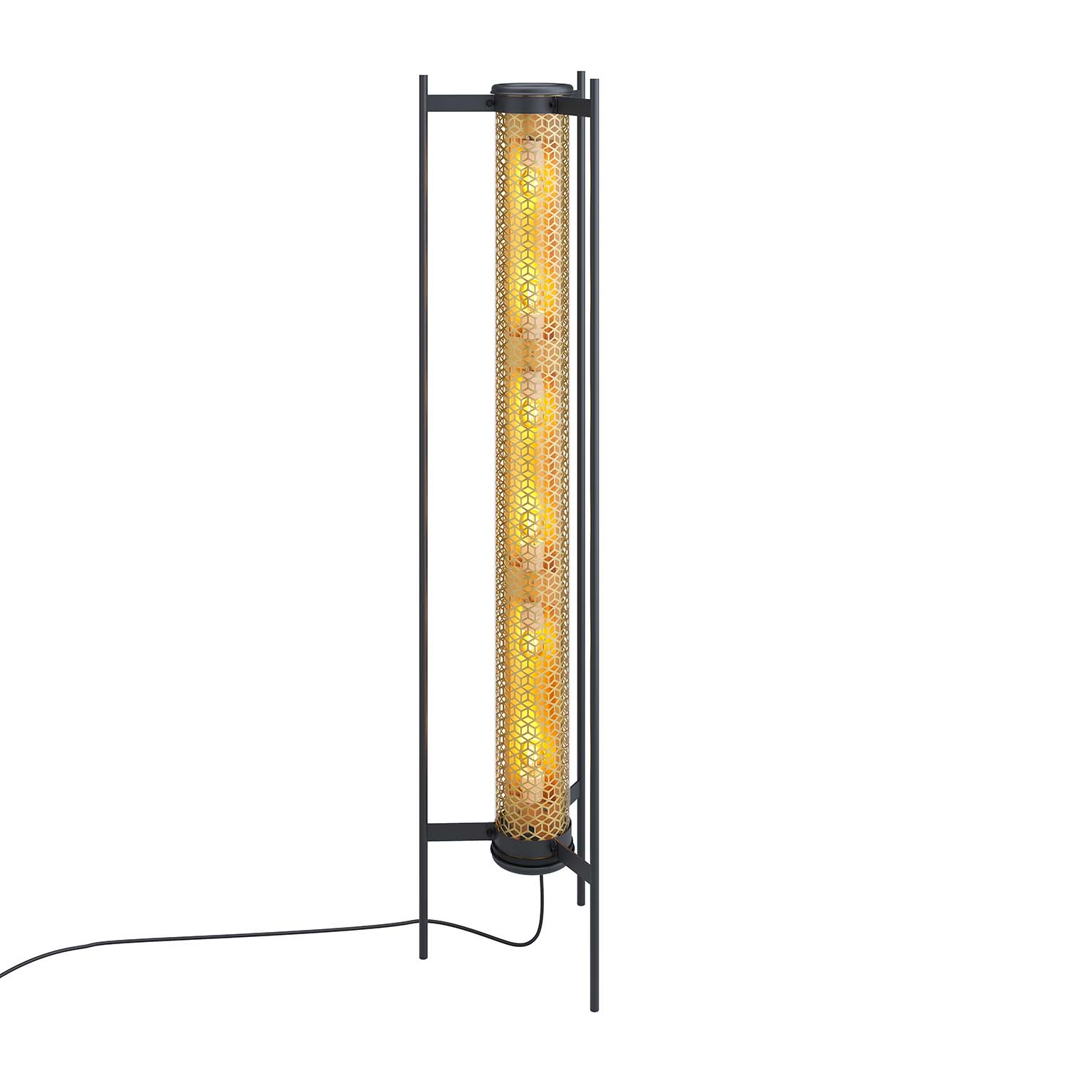 VENDOME - Stehlampe Glasrohr Art Déco für Wohnzimmer