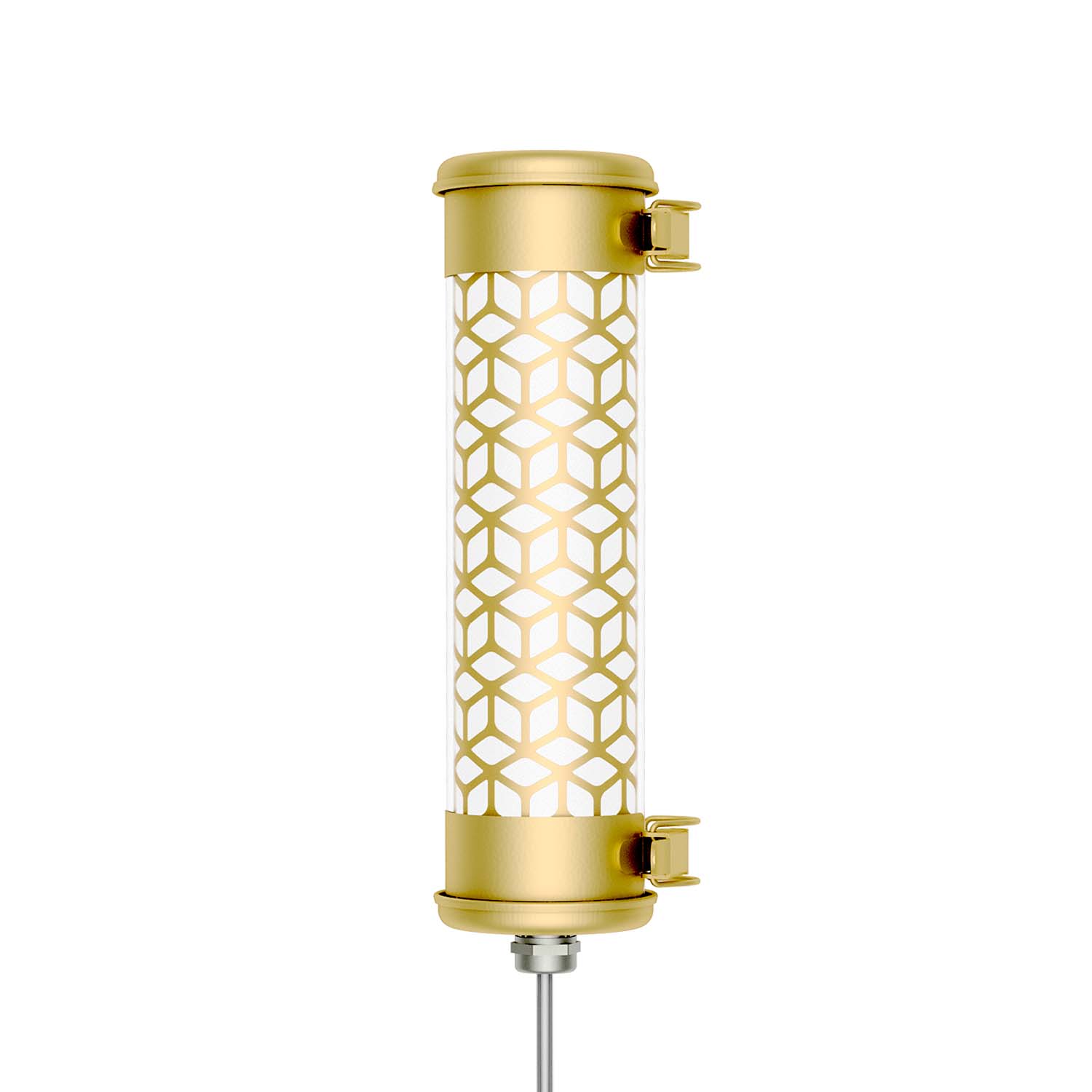 VENDOME NANO - Водонепроницаемый дизайнерский настенный светильник из золотистой стали