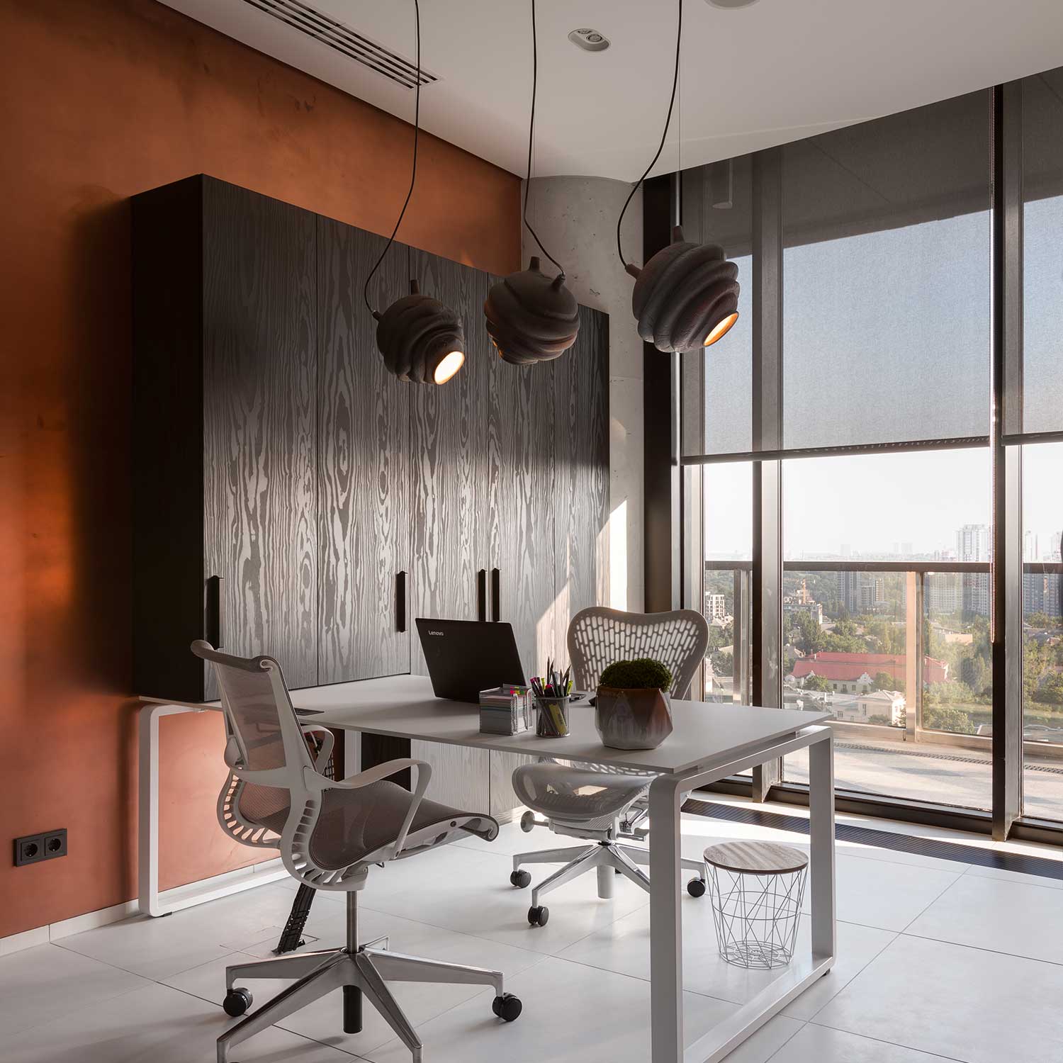 VULYK - Organic design ceramic pendant light for bedroom