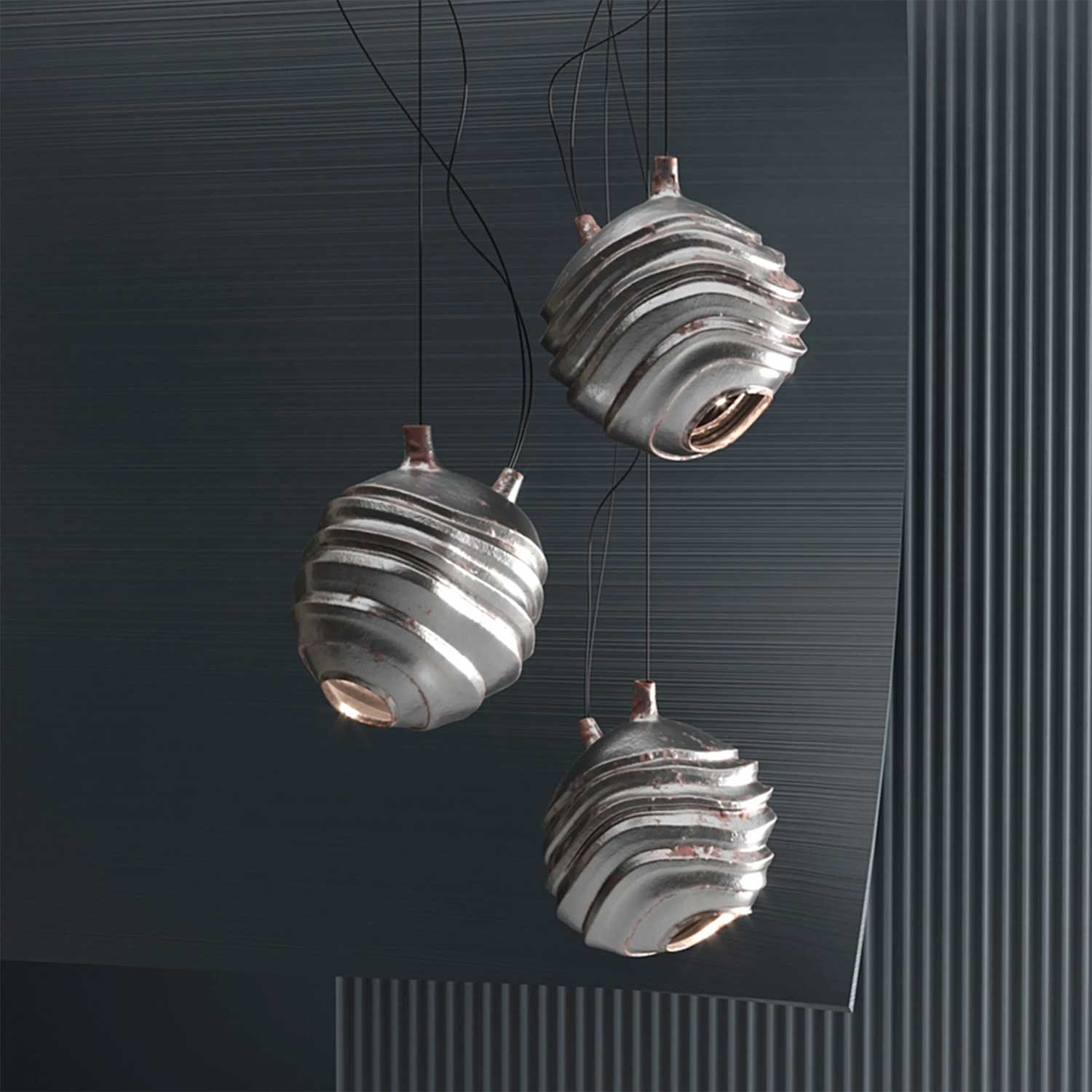VULYK - Organic design ceramic pendant light for bedroom