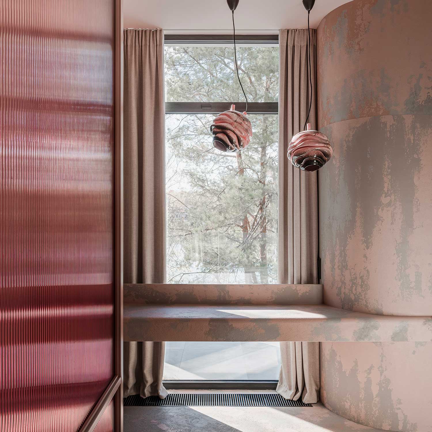 VULYK - Organic design ceramic pendant light for bedroom